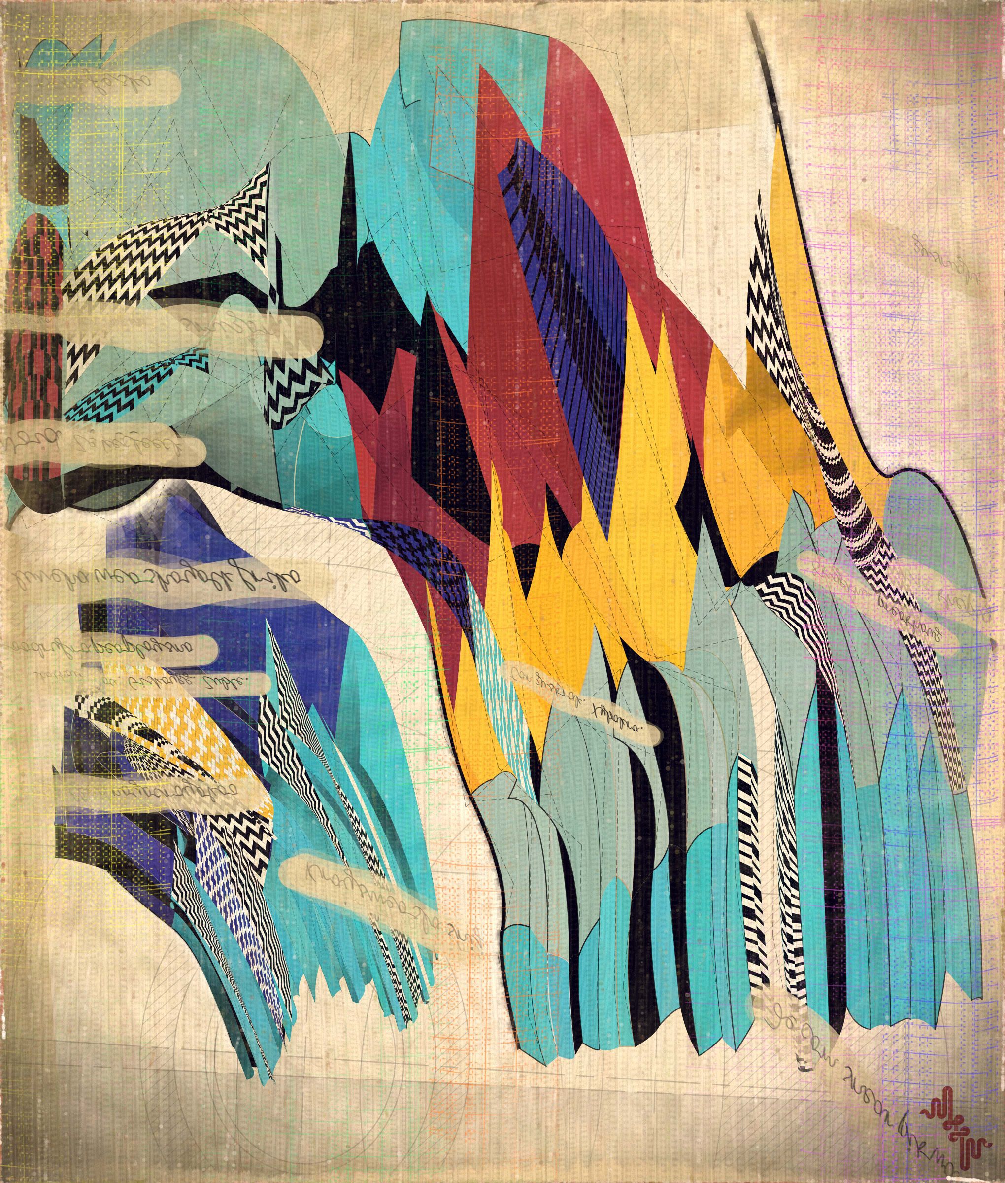 Amplitudes of Canvas #1000443