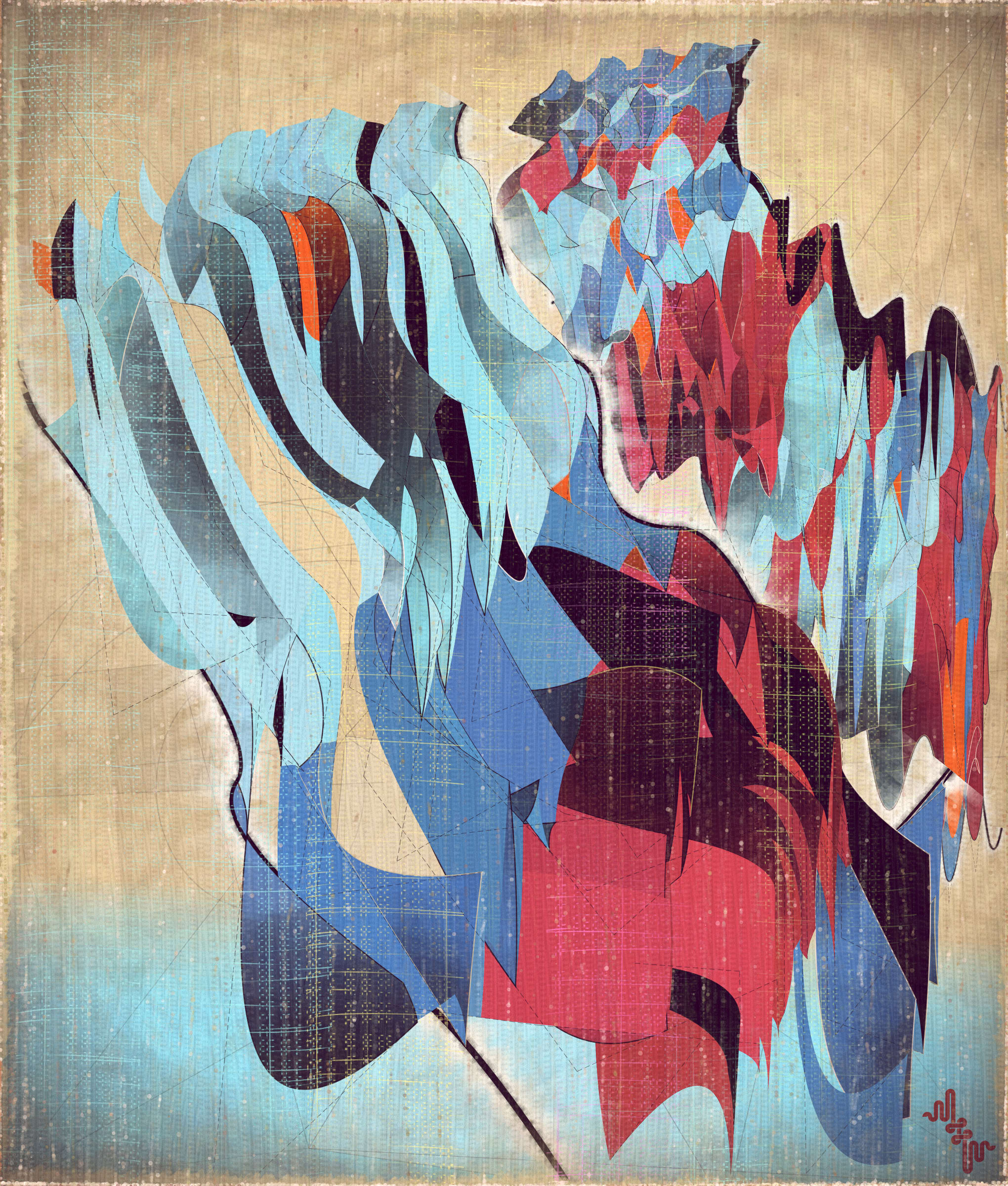 Amplitudes of Canvas #1000444