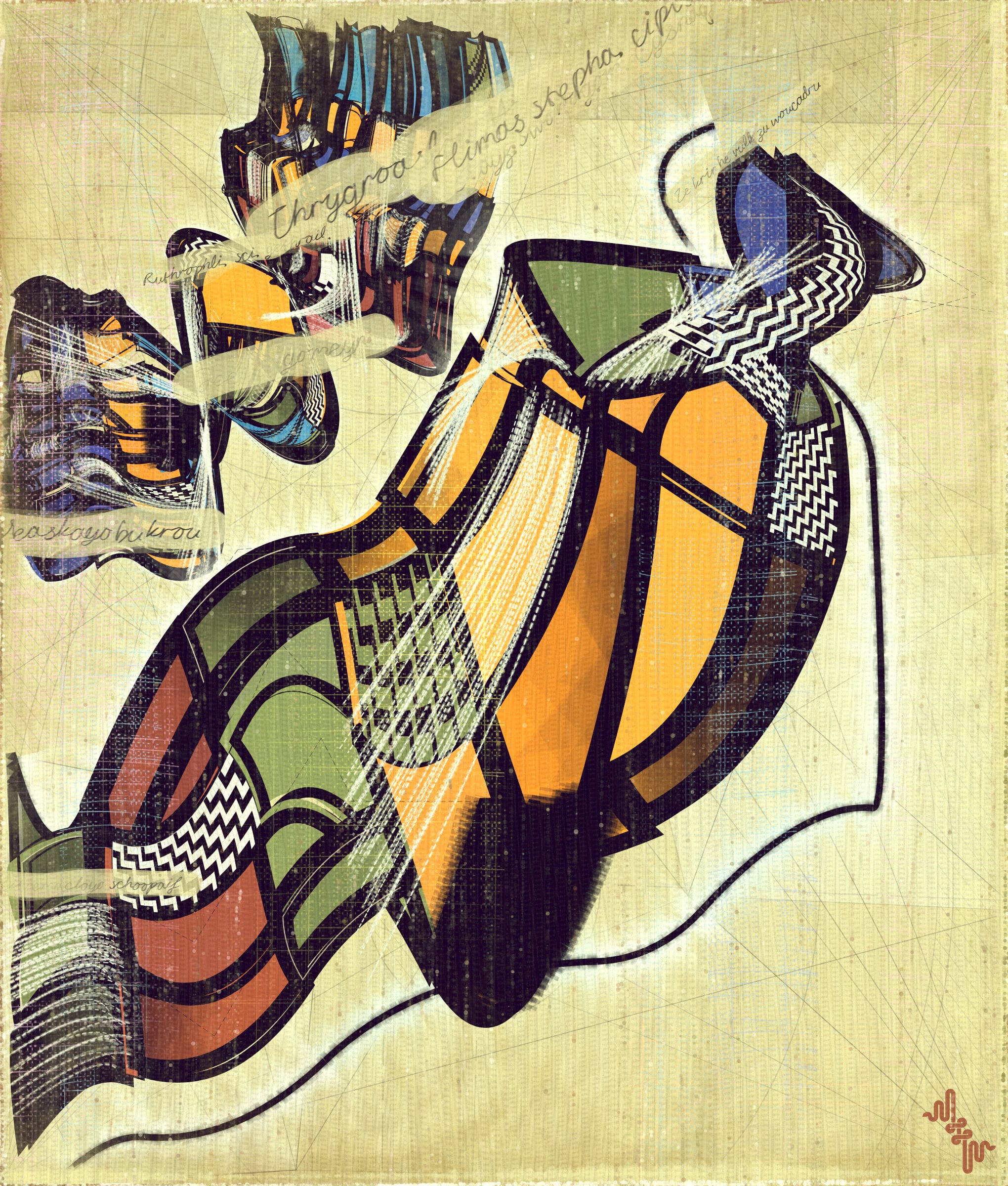 Amplitudes of Canvas #1000446