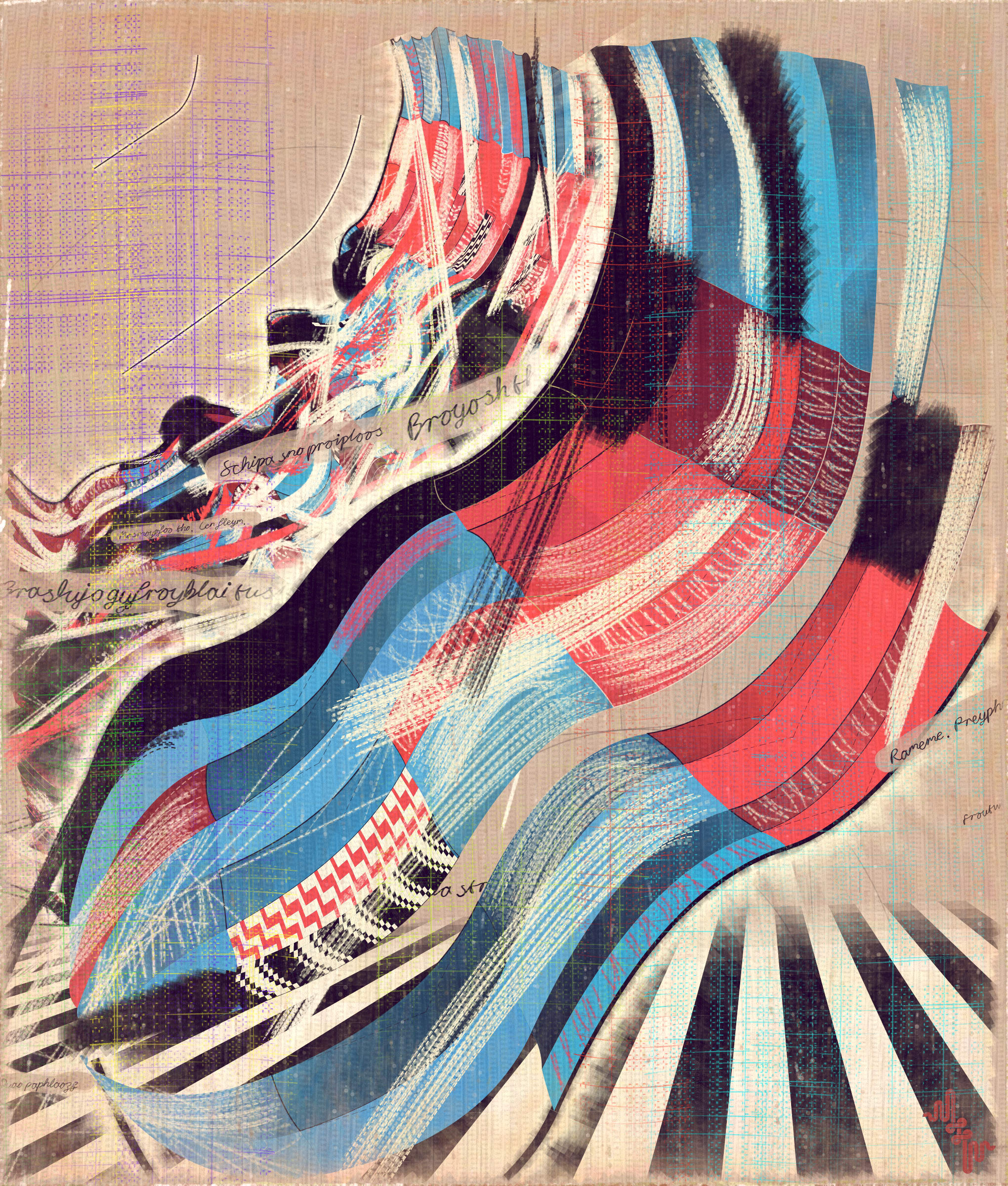Amplitudes of Canvas #1000448
