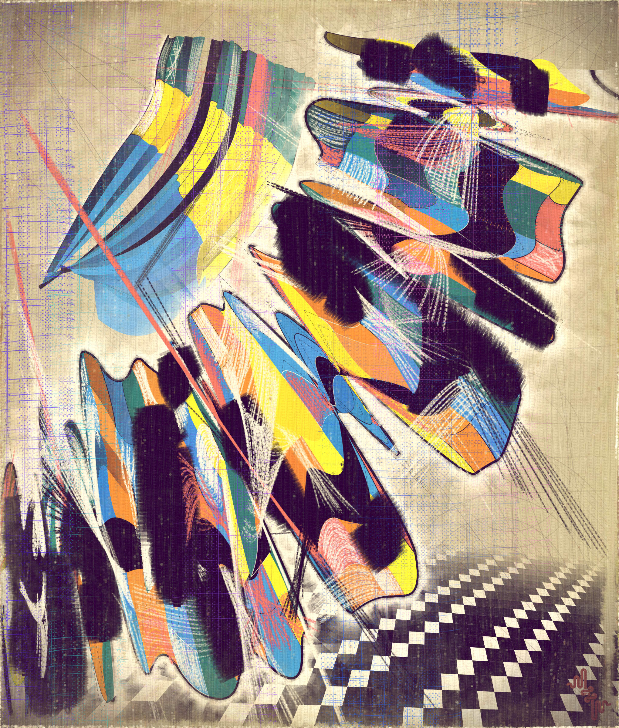 Amplitudes of Canvas #1000453