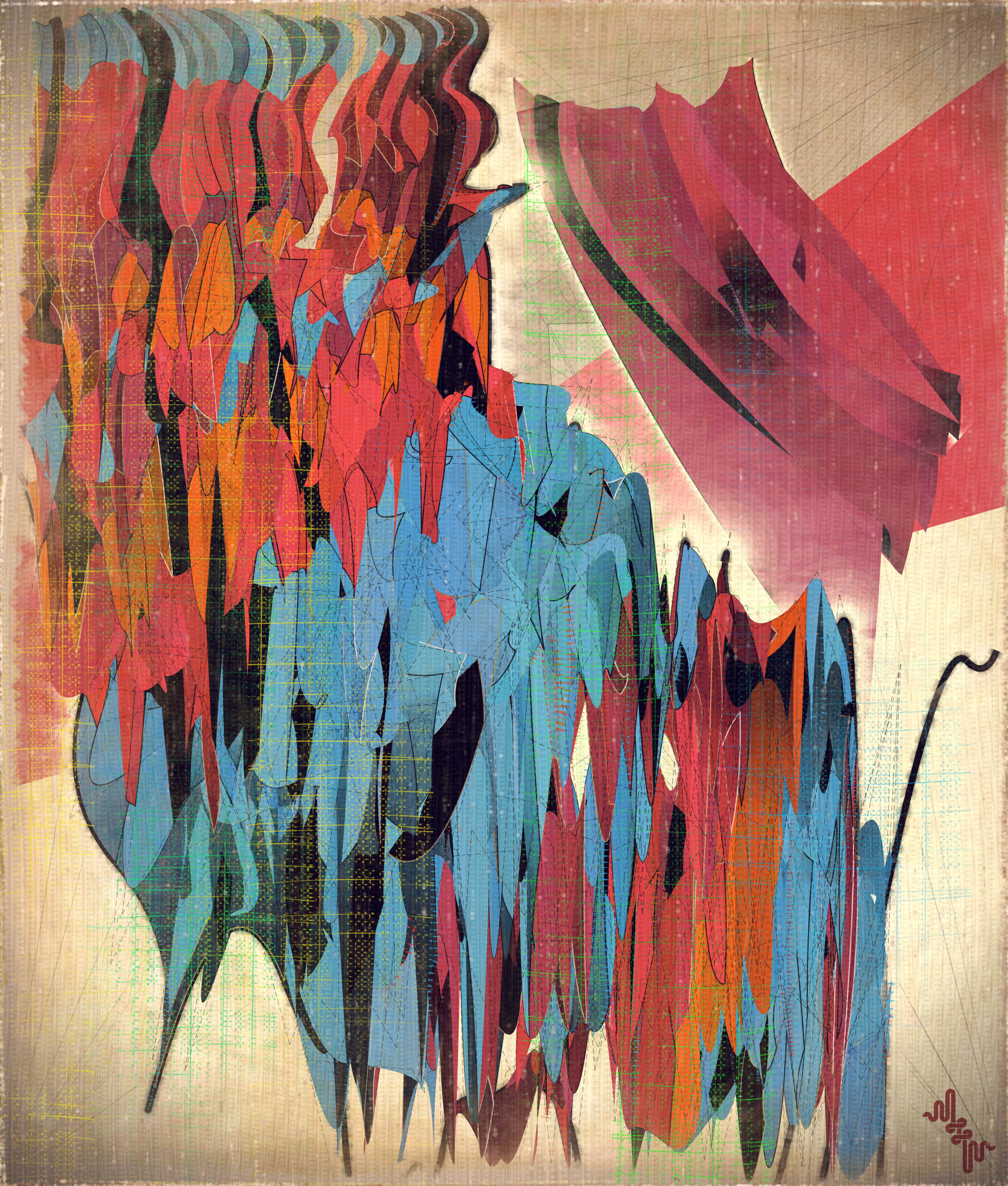 Amplitudes of Canvas #1000454