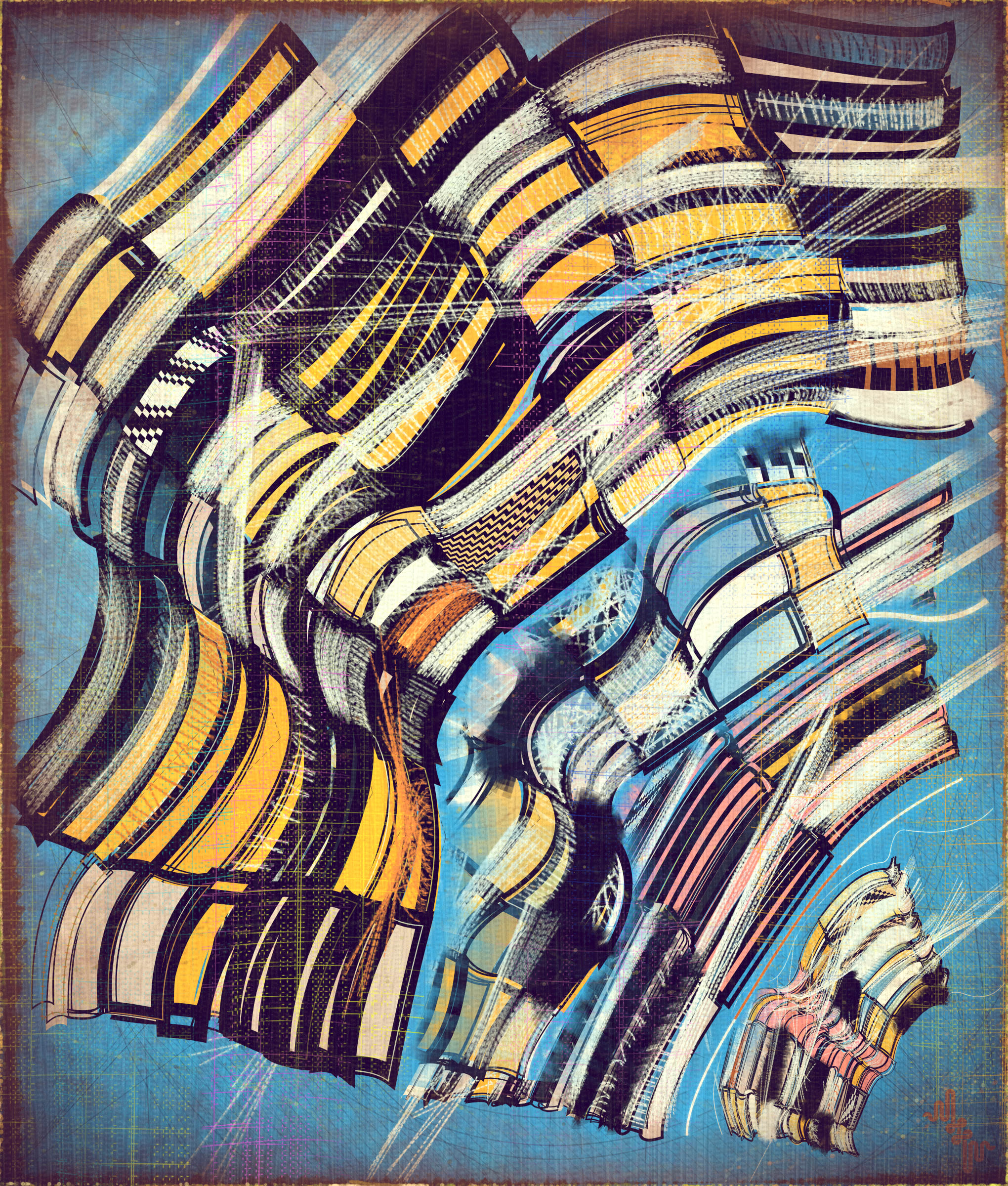 Amplitudes of Canvas #1000456