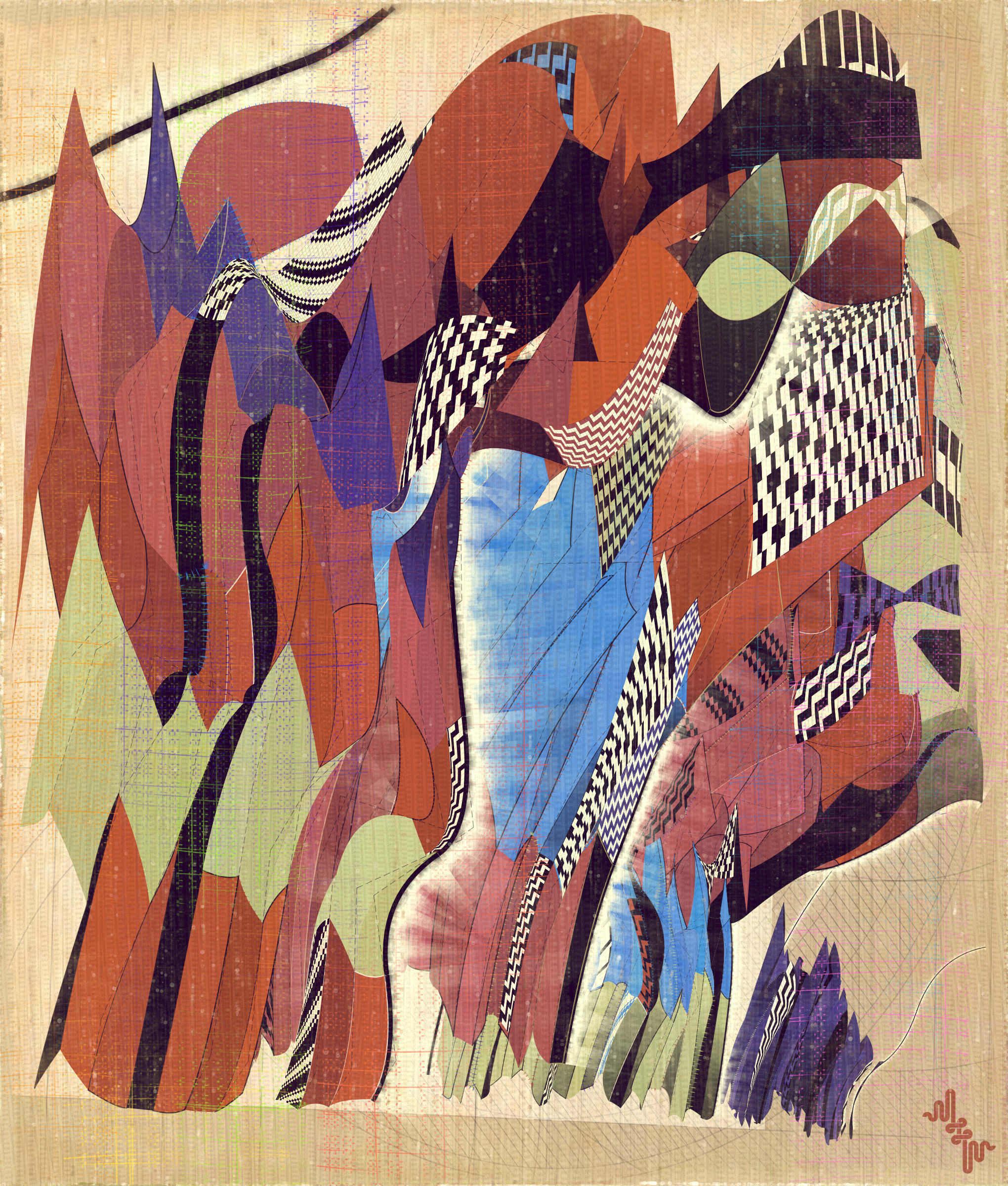 Amplitudes of Canvas #1000457