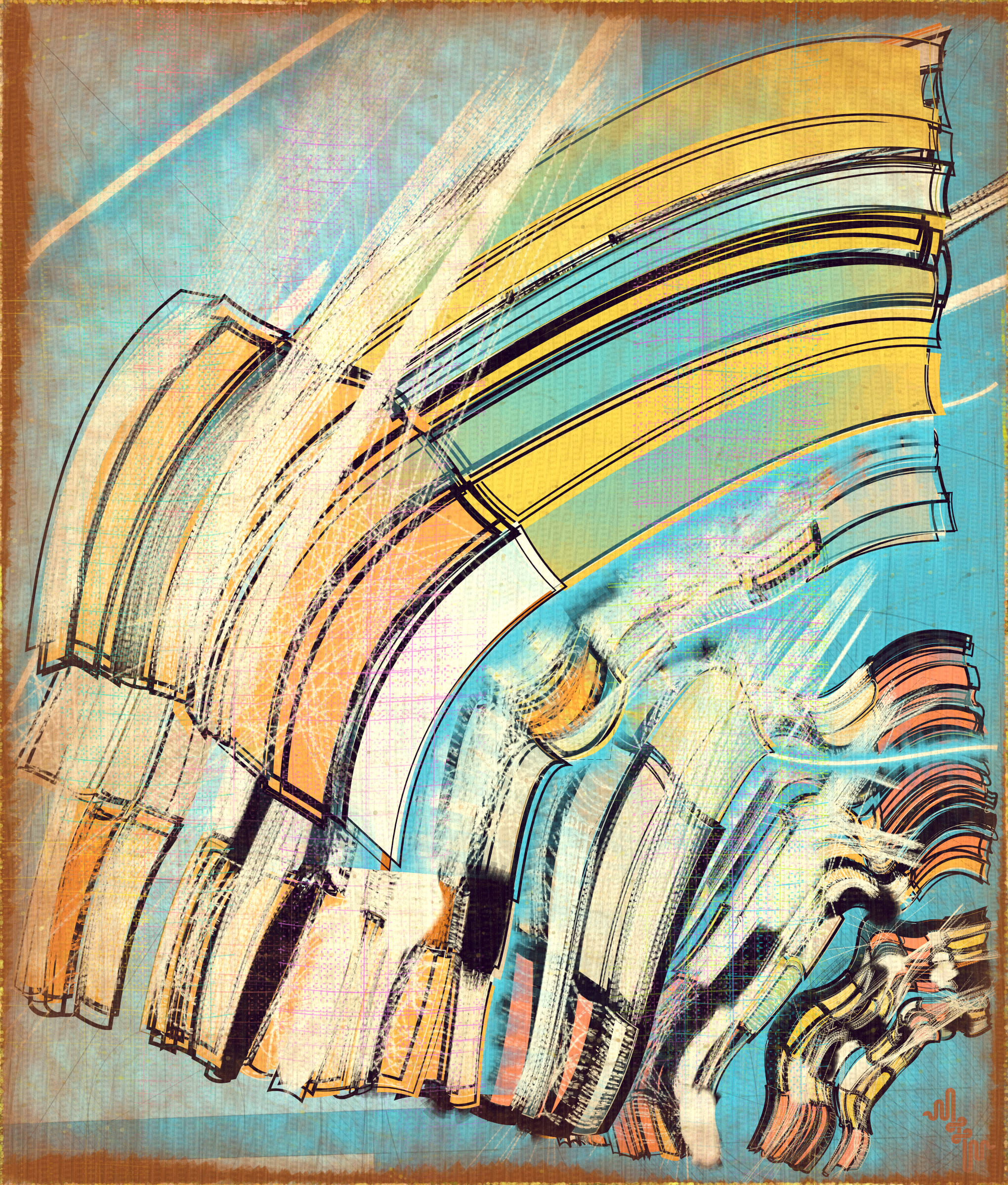 Amplitudes of Canvas #1000458