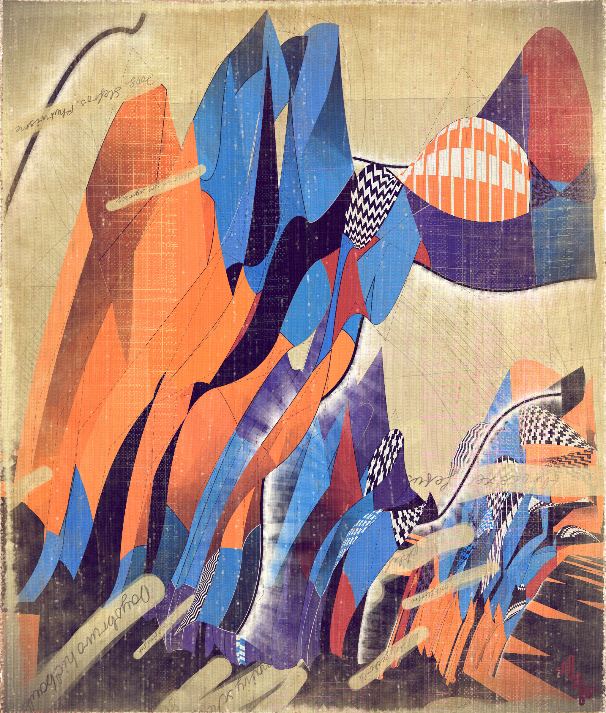 Amplitudes of Canvas #1000459