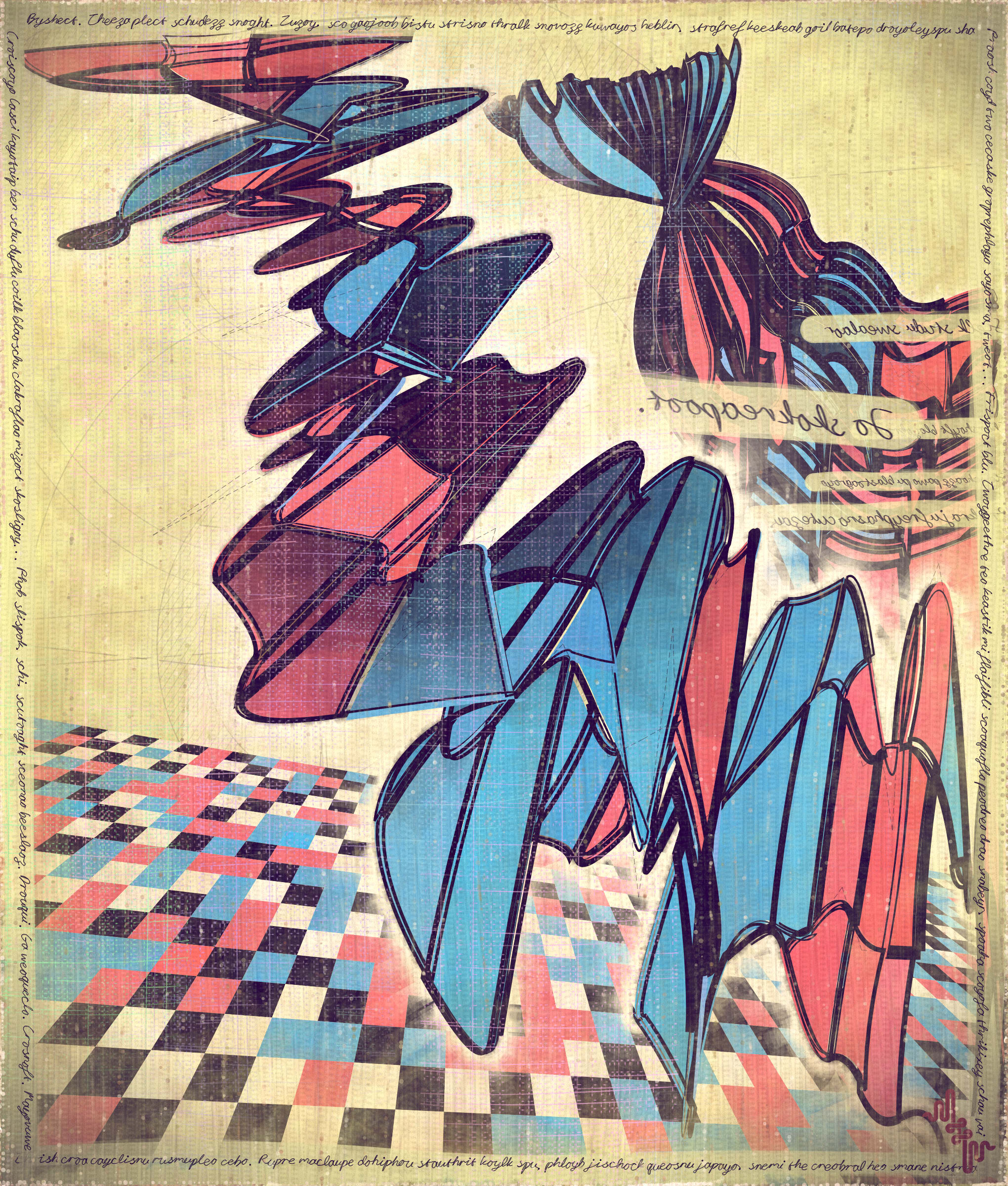 Amplitudes of Canvas #1000466