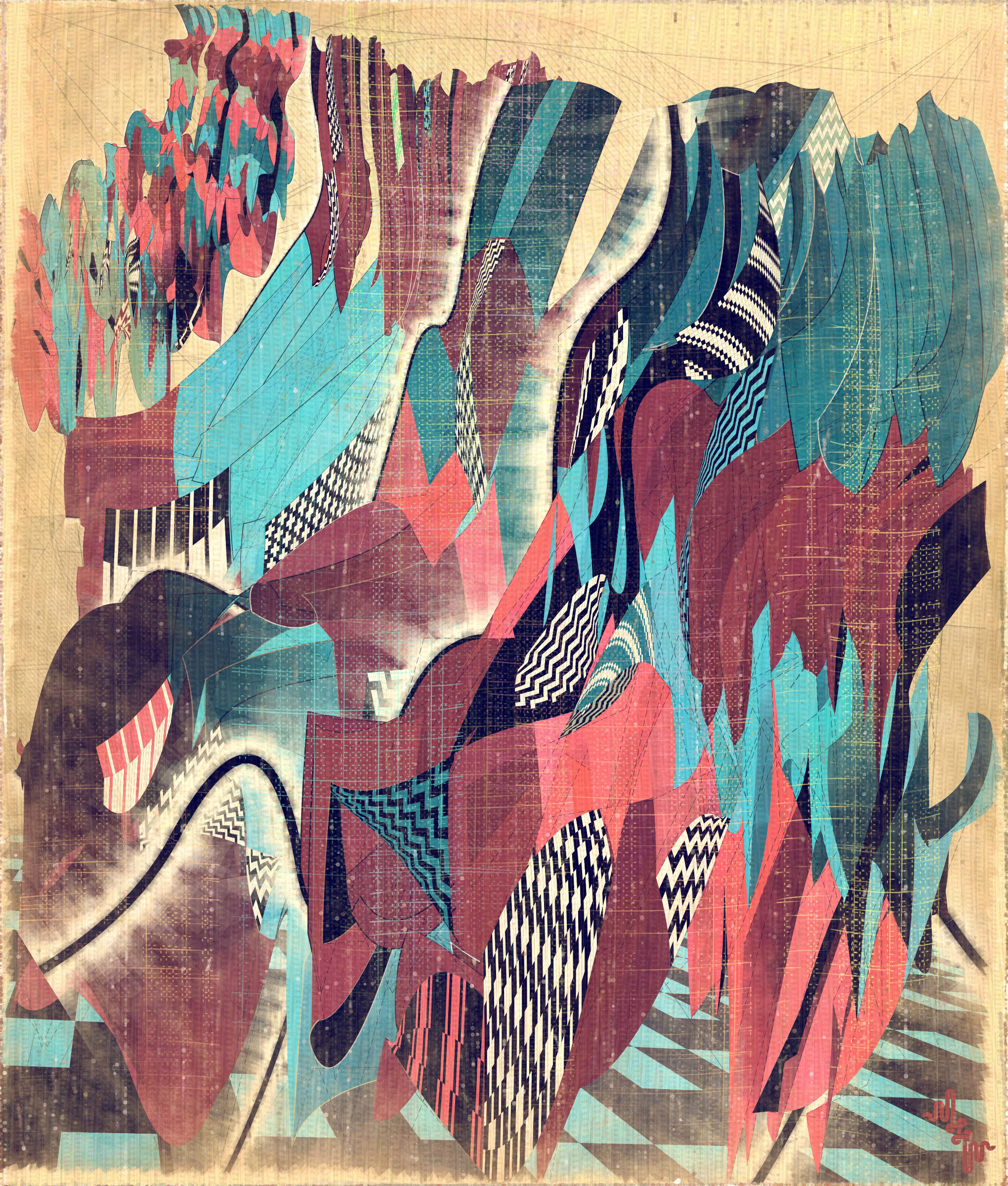 Amplitudes of Canvas #1000468