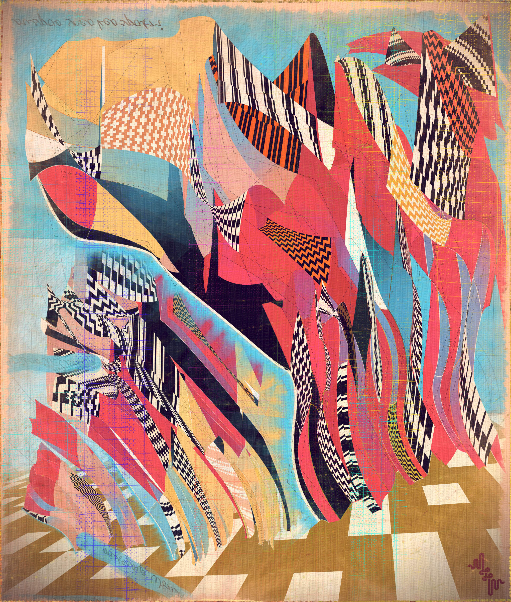 Amplitudes of Canvas #1000469