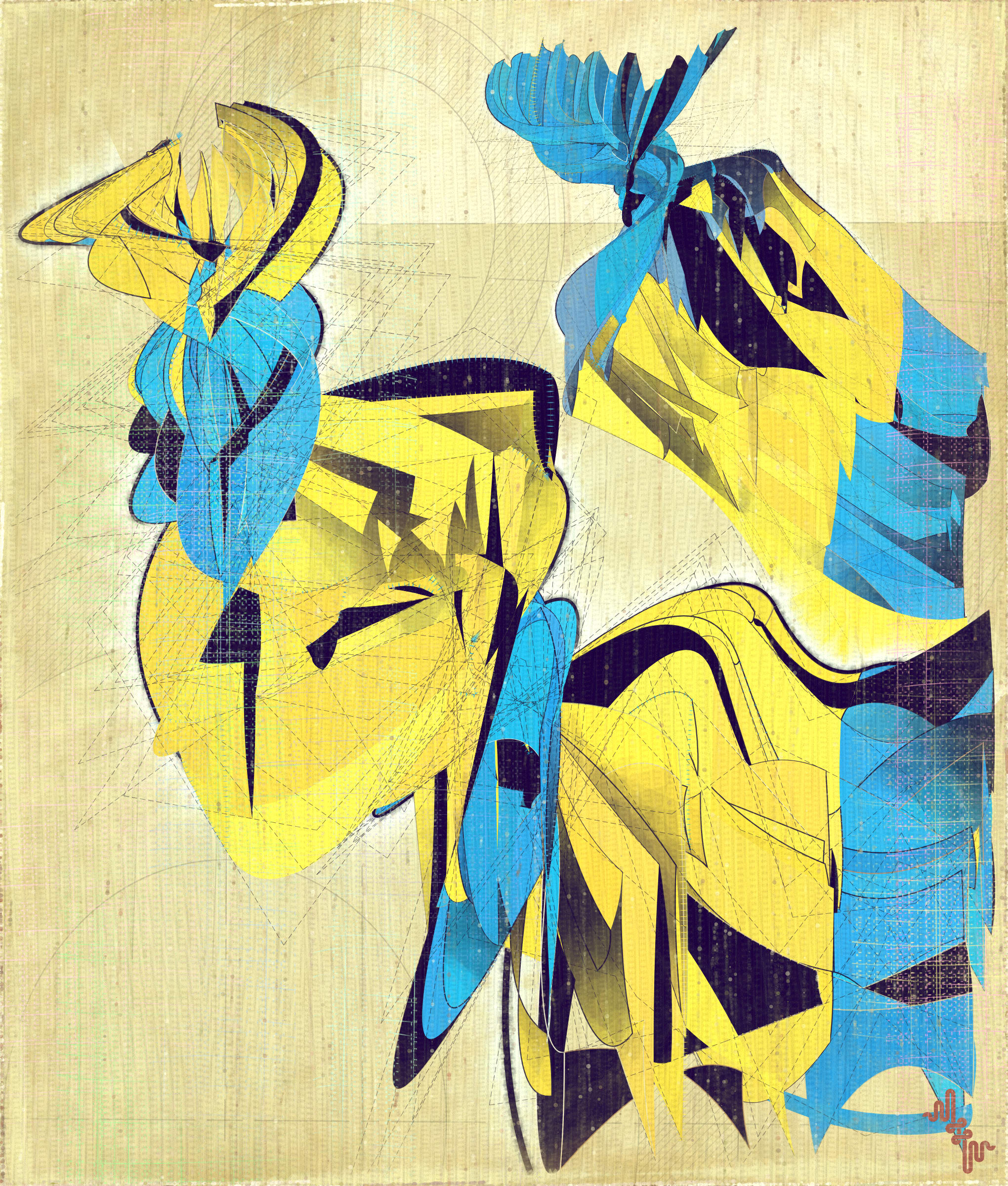 Amplitudes of Canvas #1000471