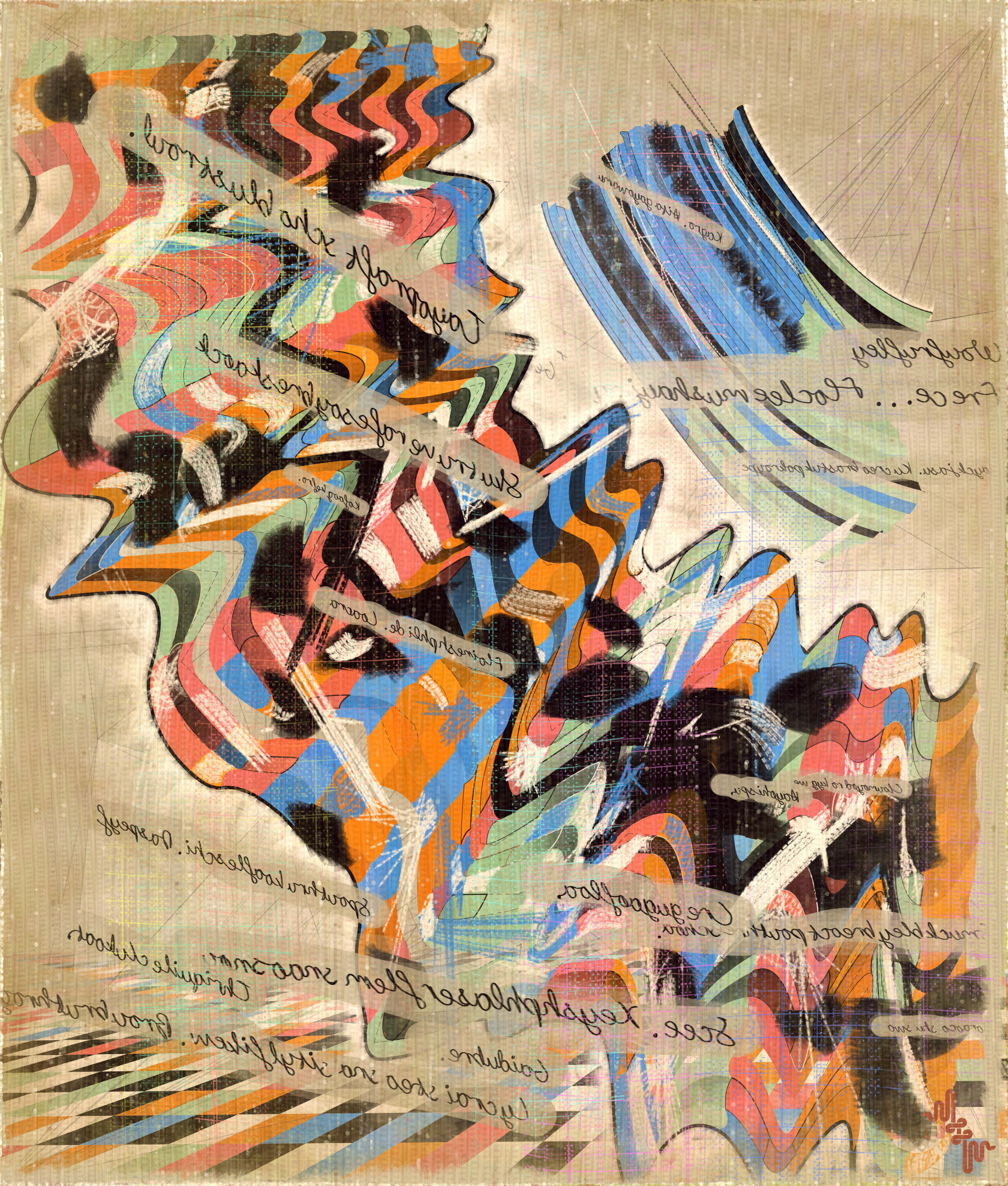 Amplitudes of Canvas #1000473