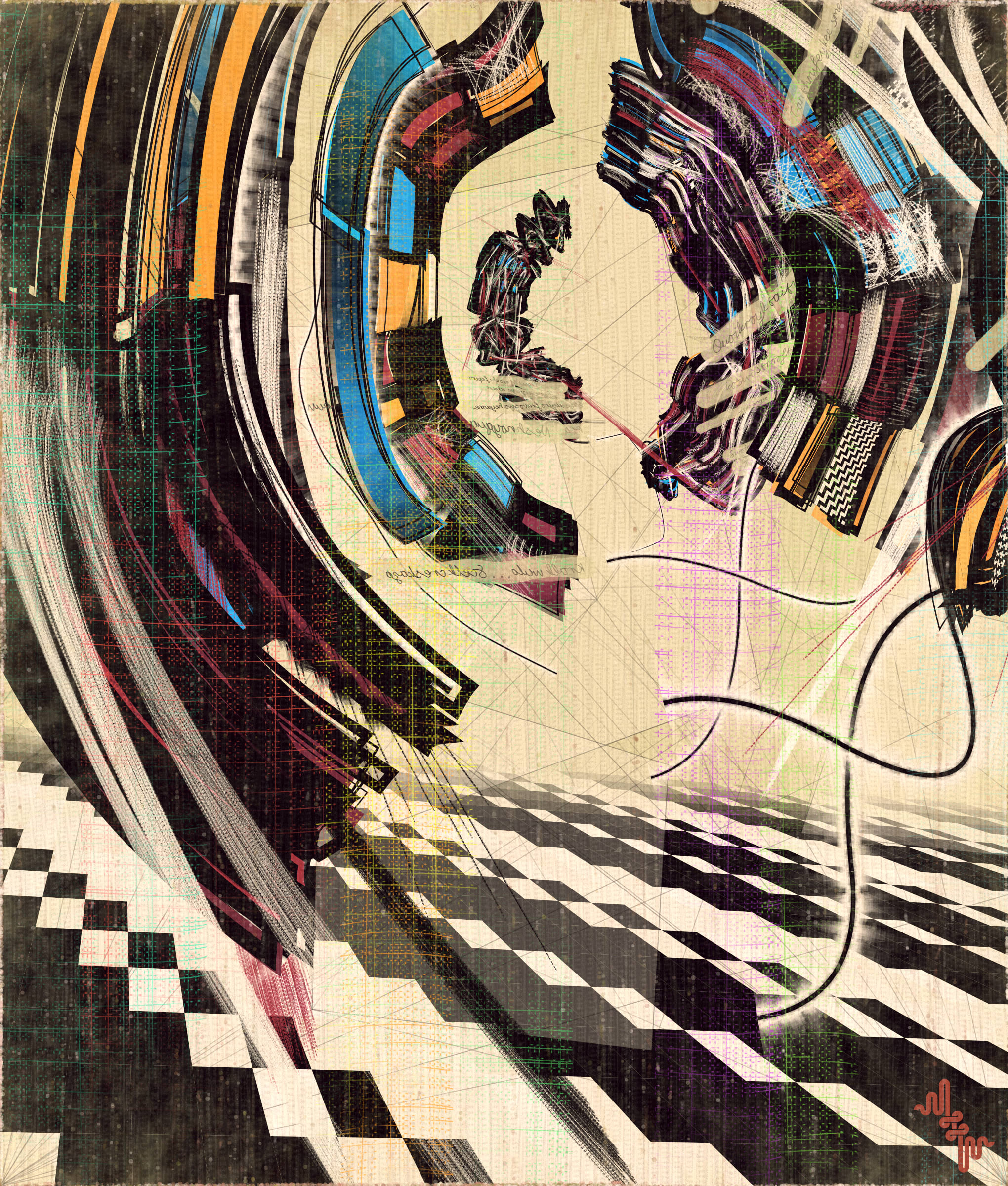 Amplitudes of Canvas #1000477