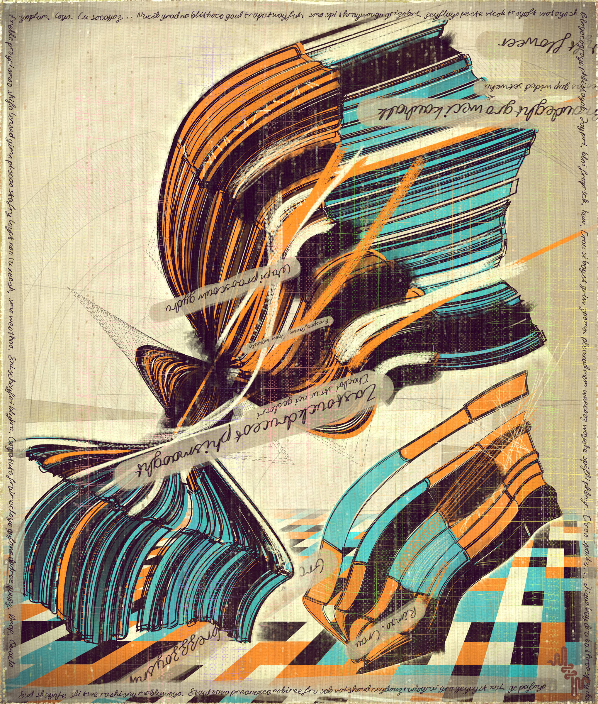 Amplitudes of Canvas #1000478