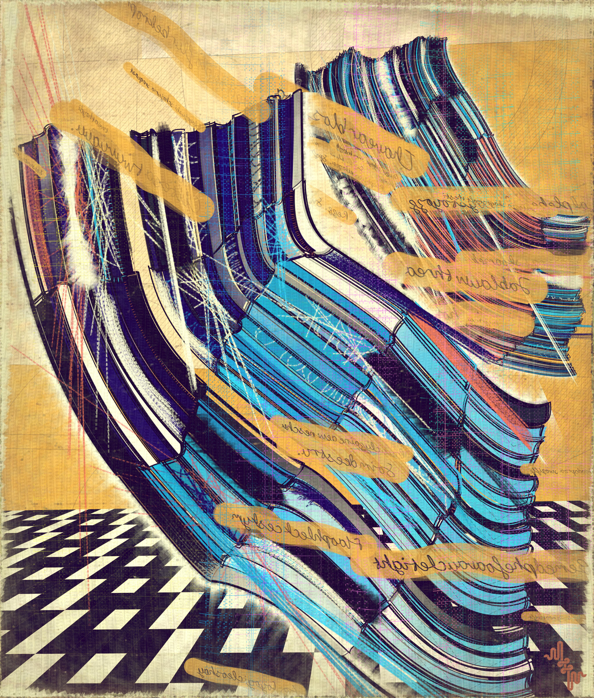 Amplitudes of Canvas #1000479