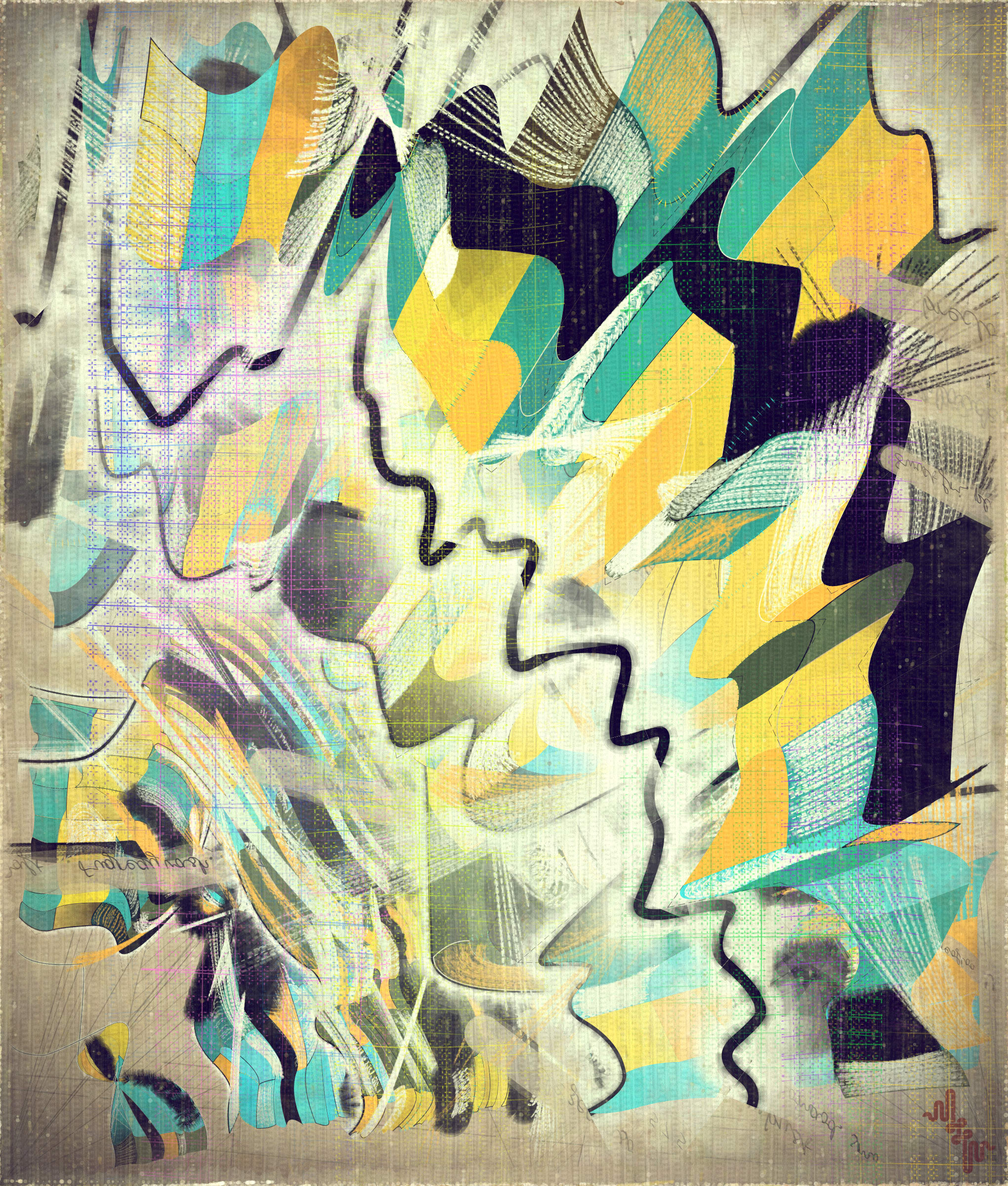 Amplitudes of Canvas #1000482