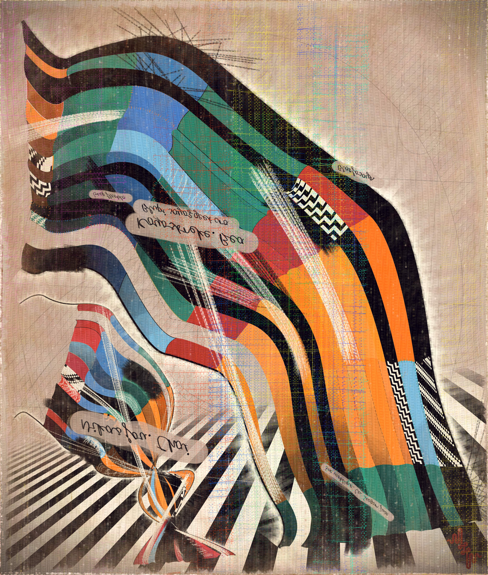 Amplitudes of Canvas #1000484