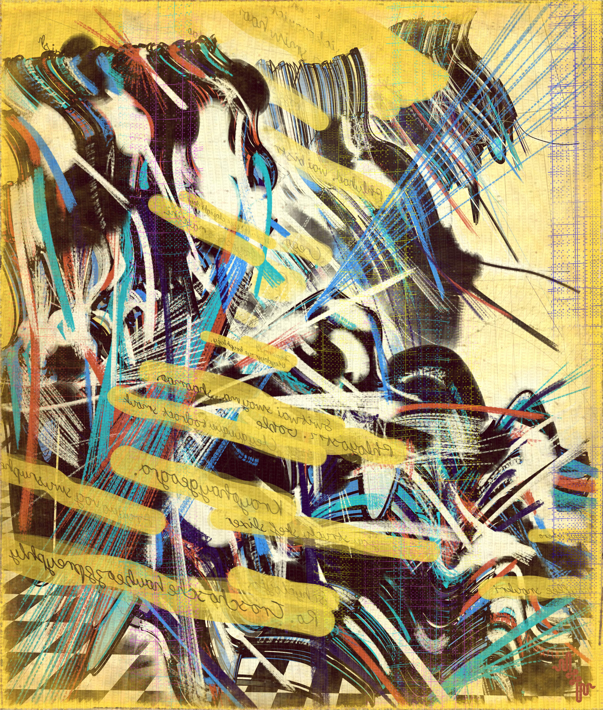 Amplitudes of Canvas #1000488