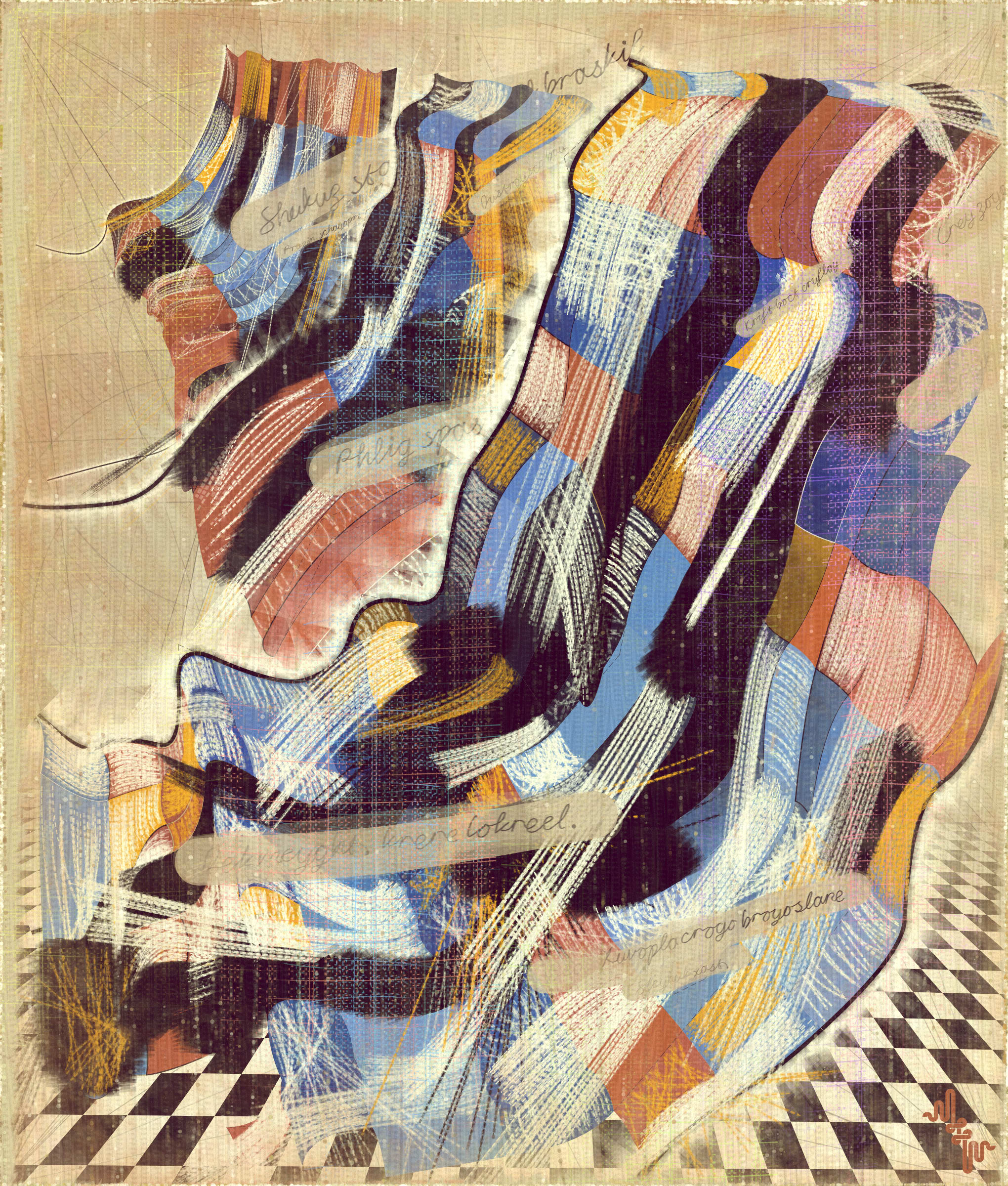 Amplitudes of Canvas #1000493