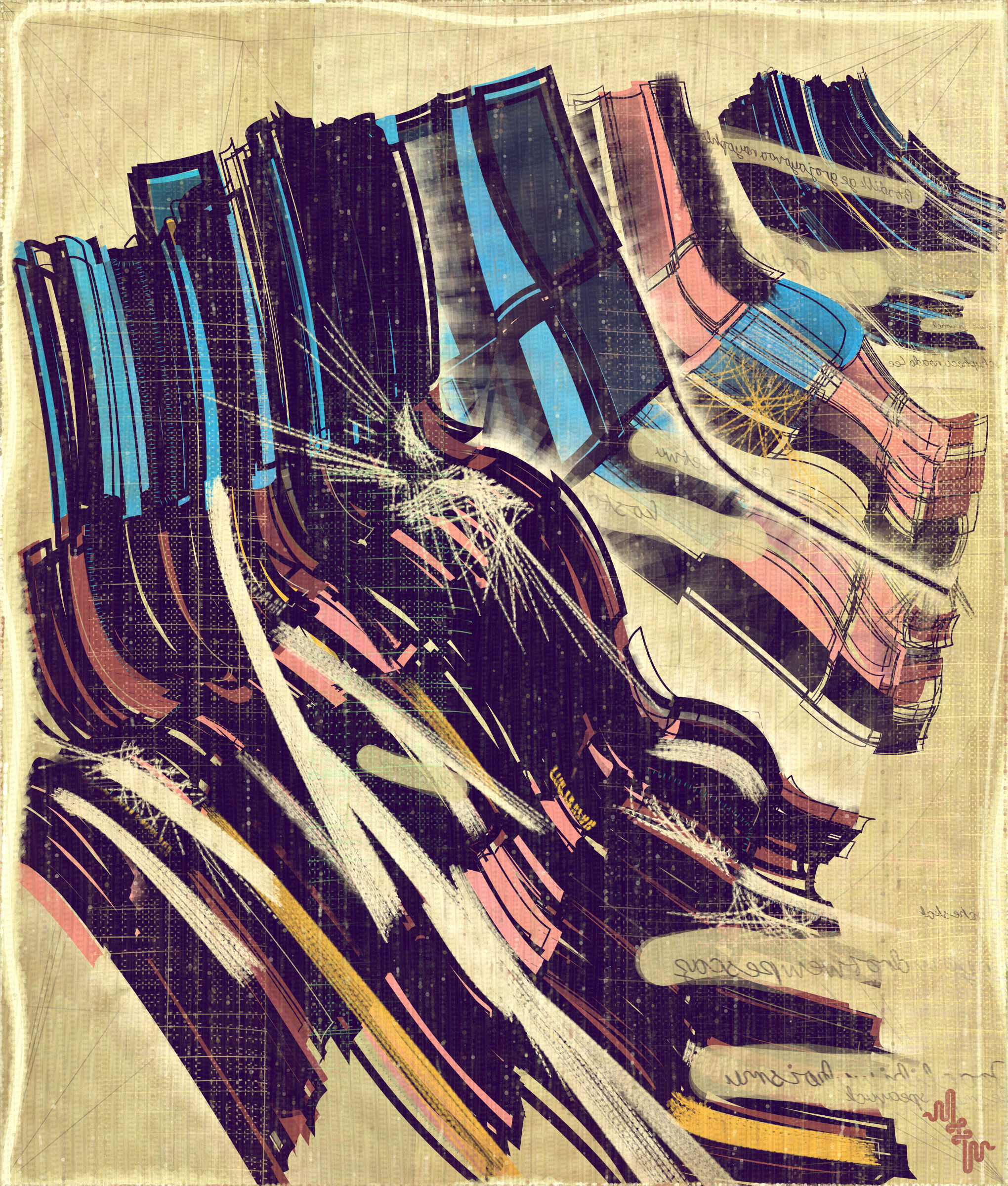 Amplitudes of Canvas #1000496