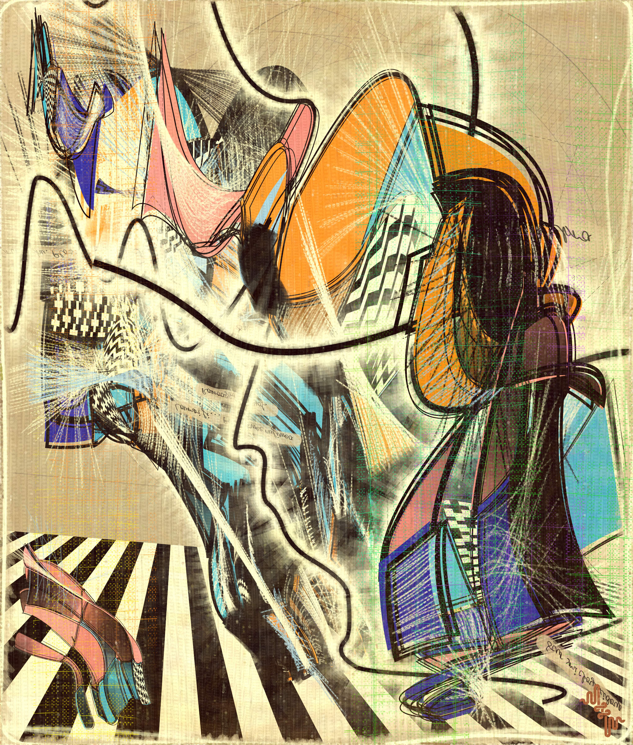 Amplitudes of Canvas #1000498