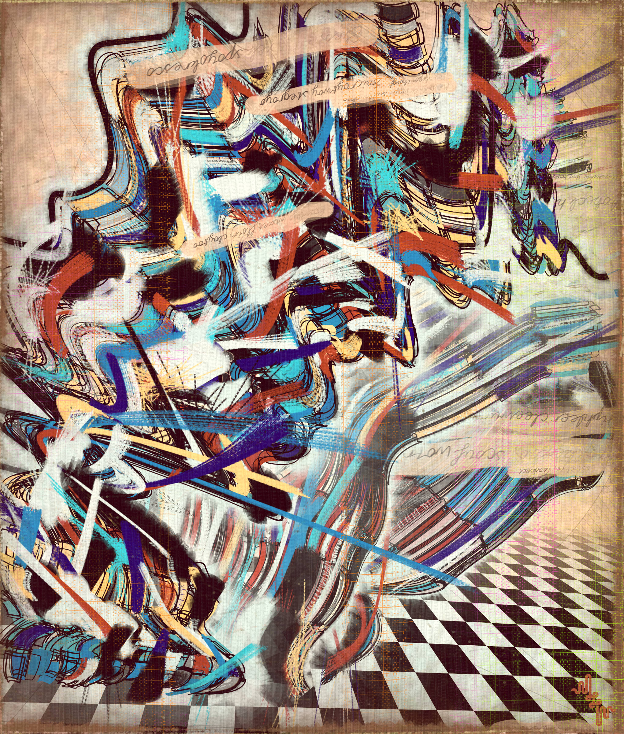 Amplitudes of Canvas #1000502