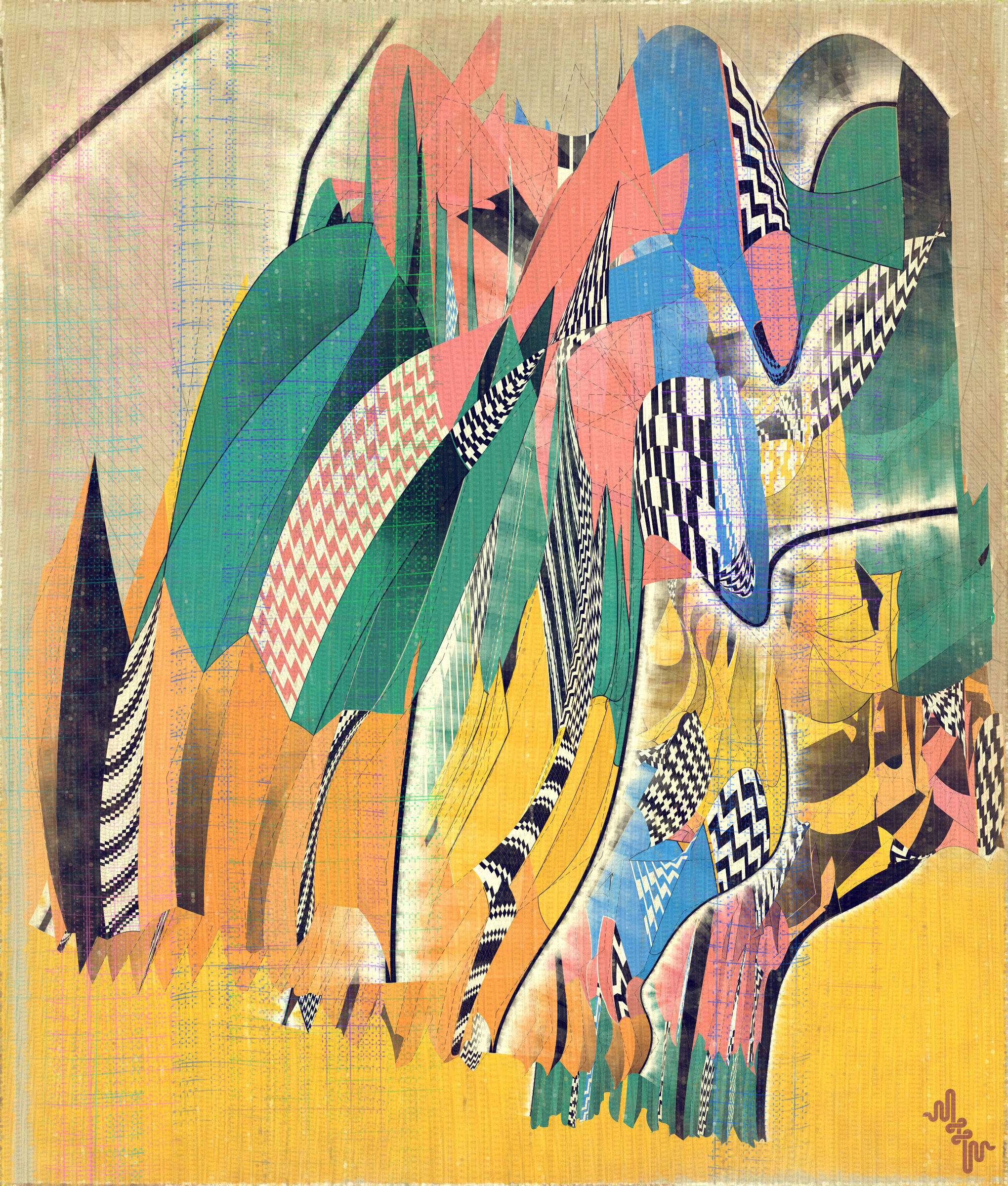 Amplitudes of Canvas #1000506