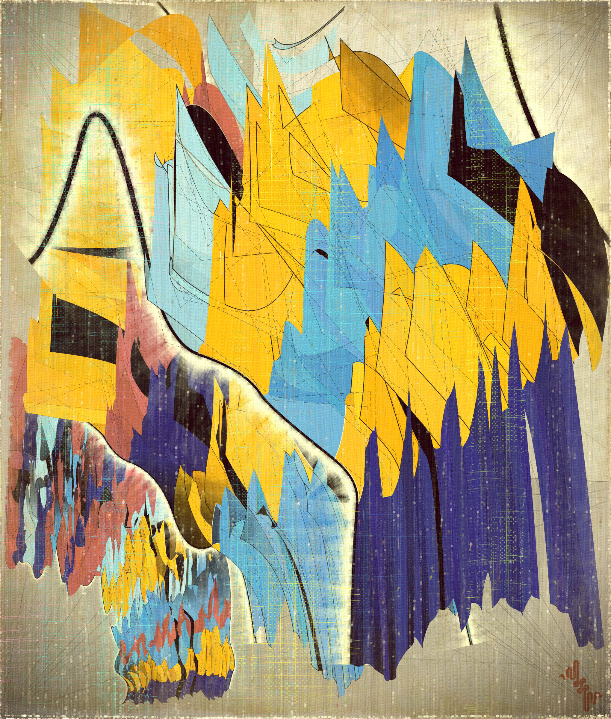 Amplitudes of Canvas #1000507