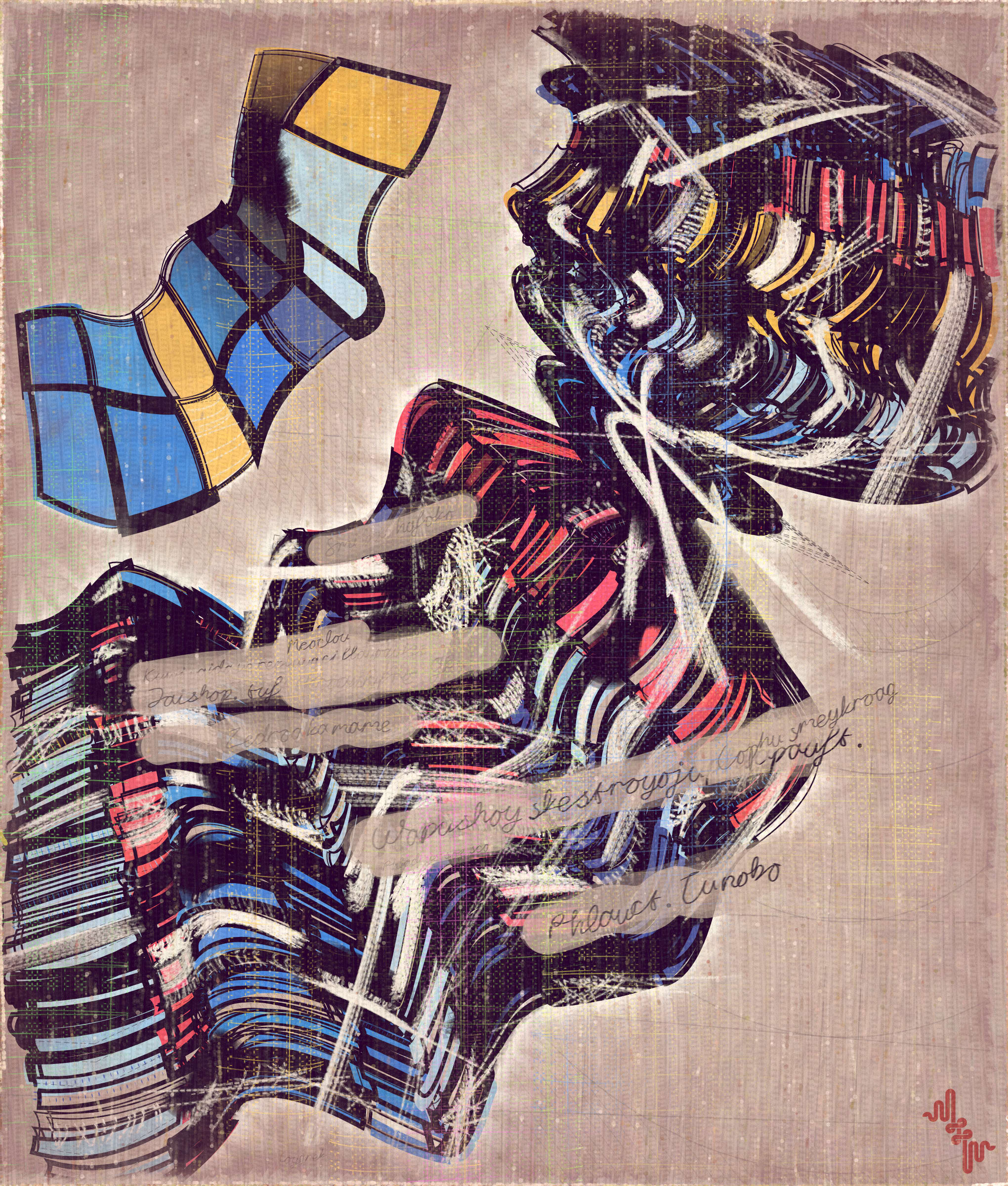 Amplitudes of Canvas #1000514