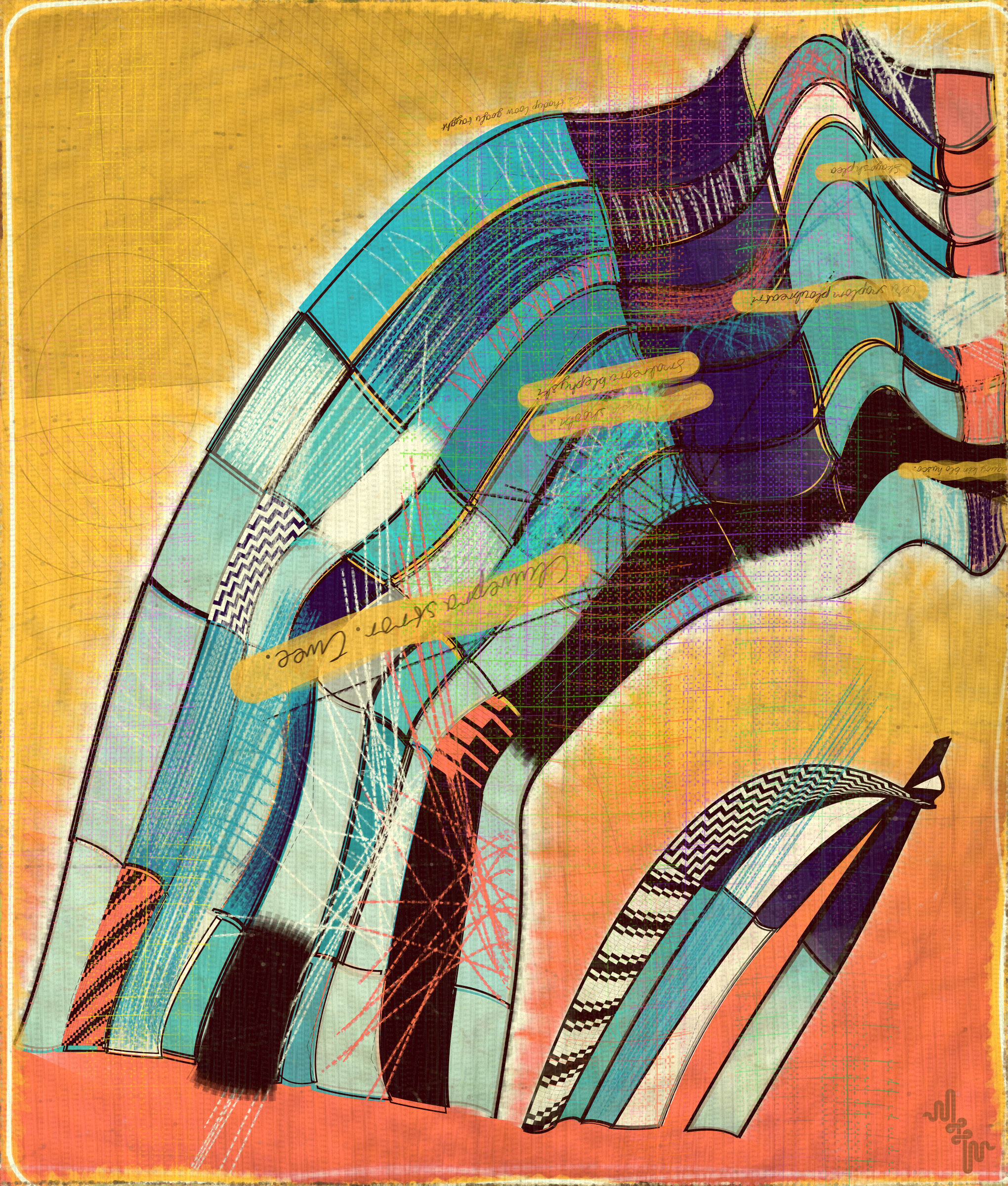 Amplitudes of Canvas #1000518