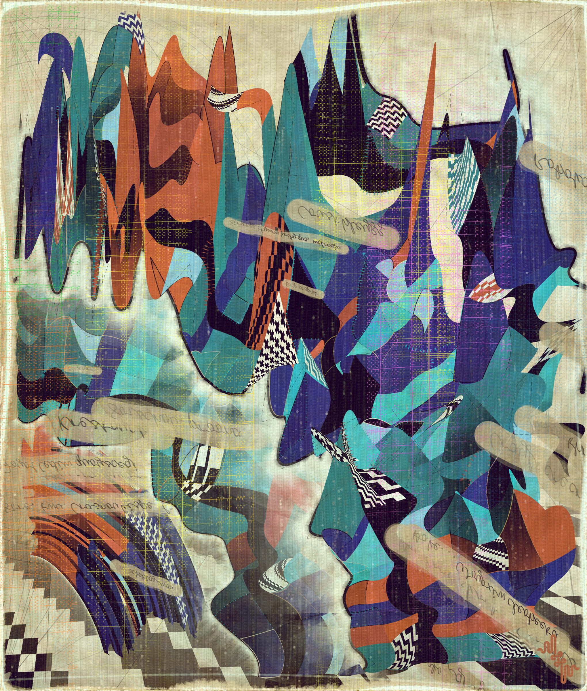 Amplitudes of Canvas #1000525