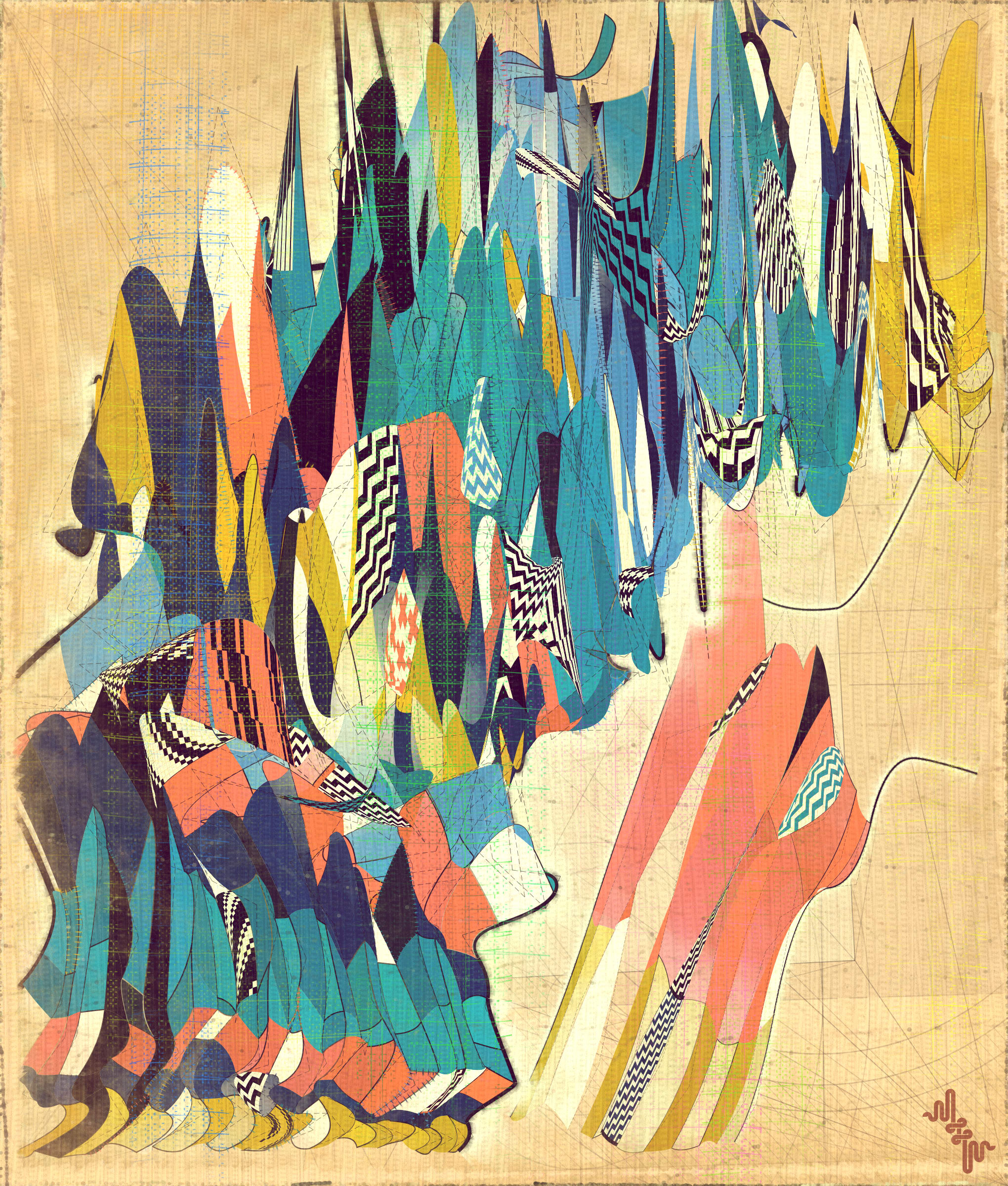 Amplitudes of Canvas #1000530