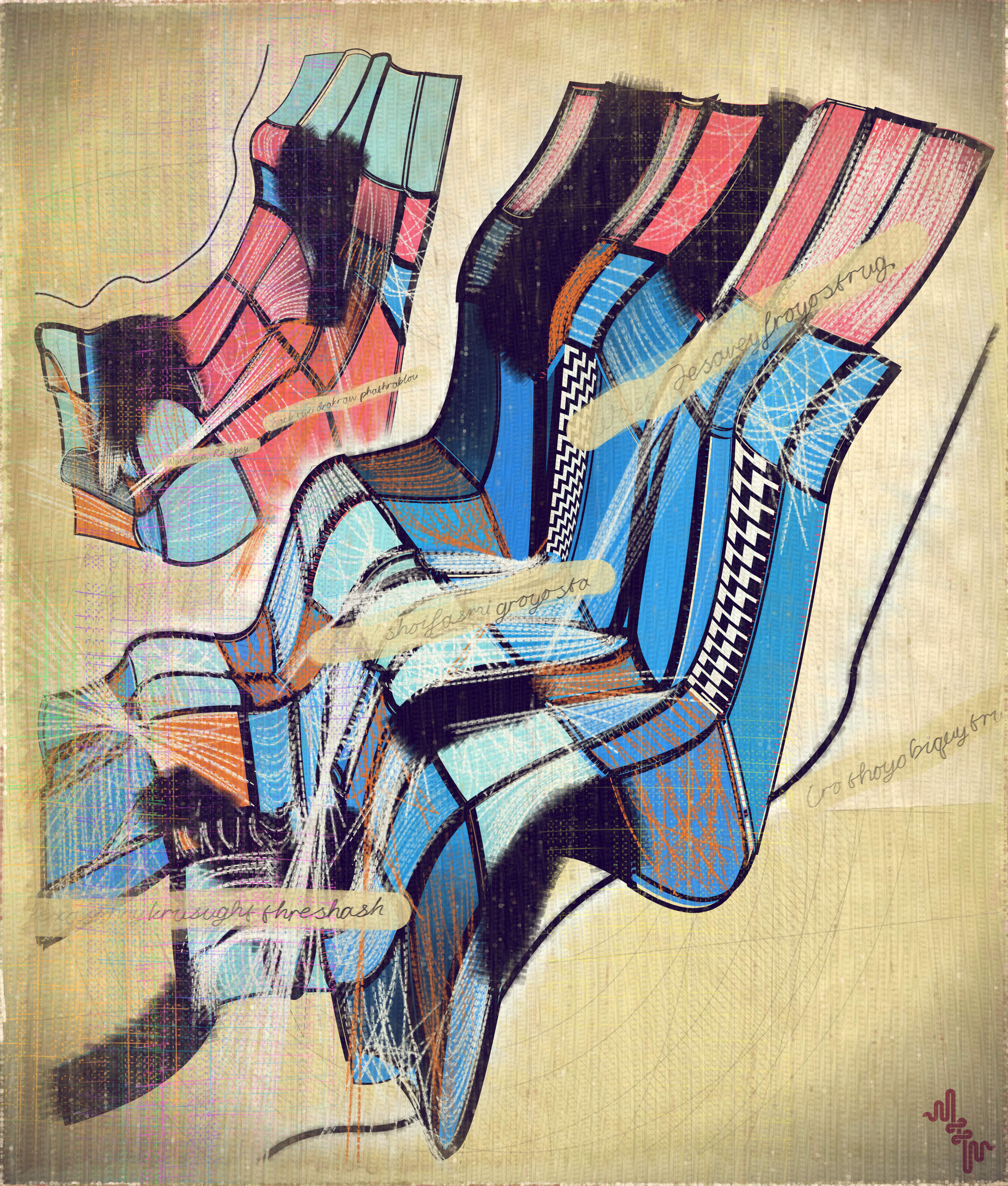 Amplitudes of Canvas #1000531