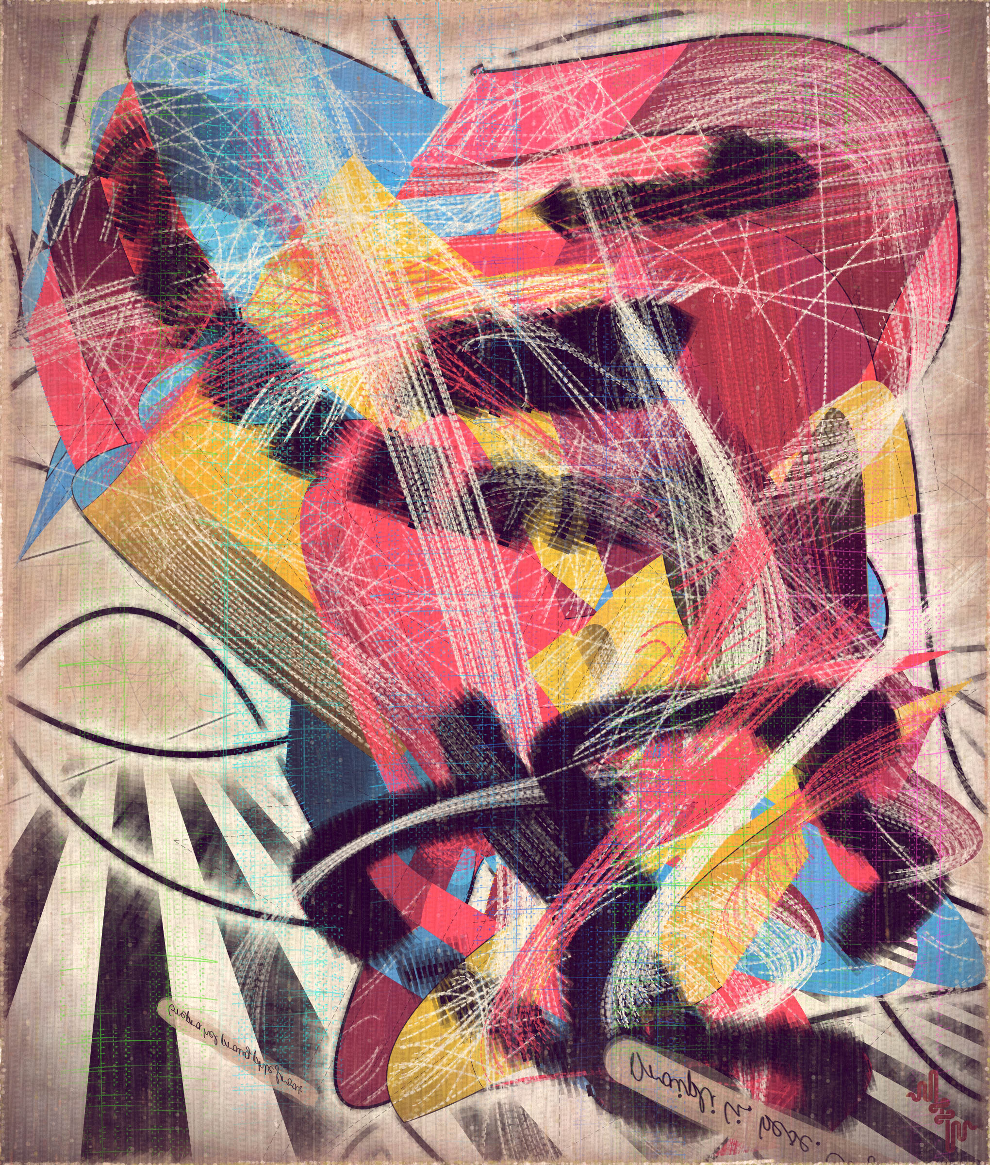 Amplitudes of Canvas #1000538