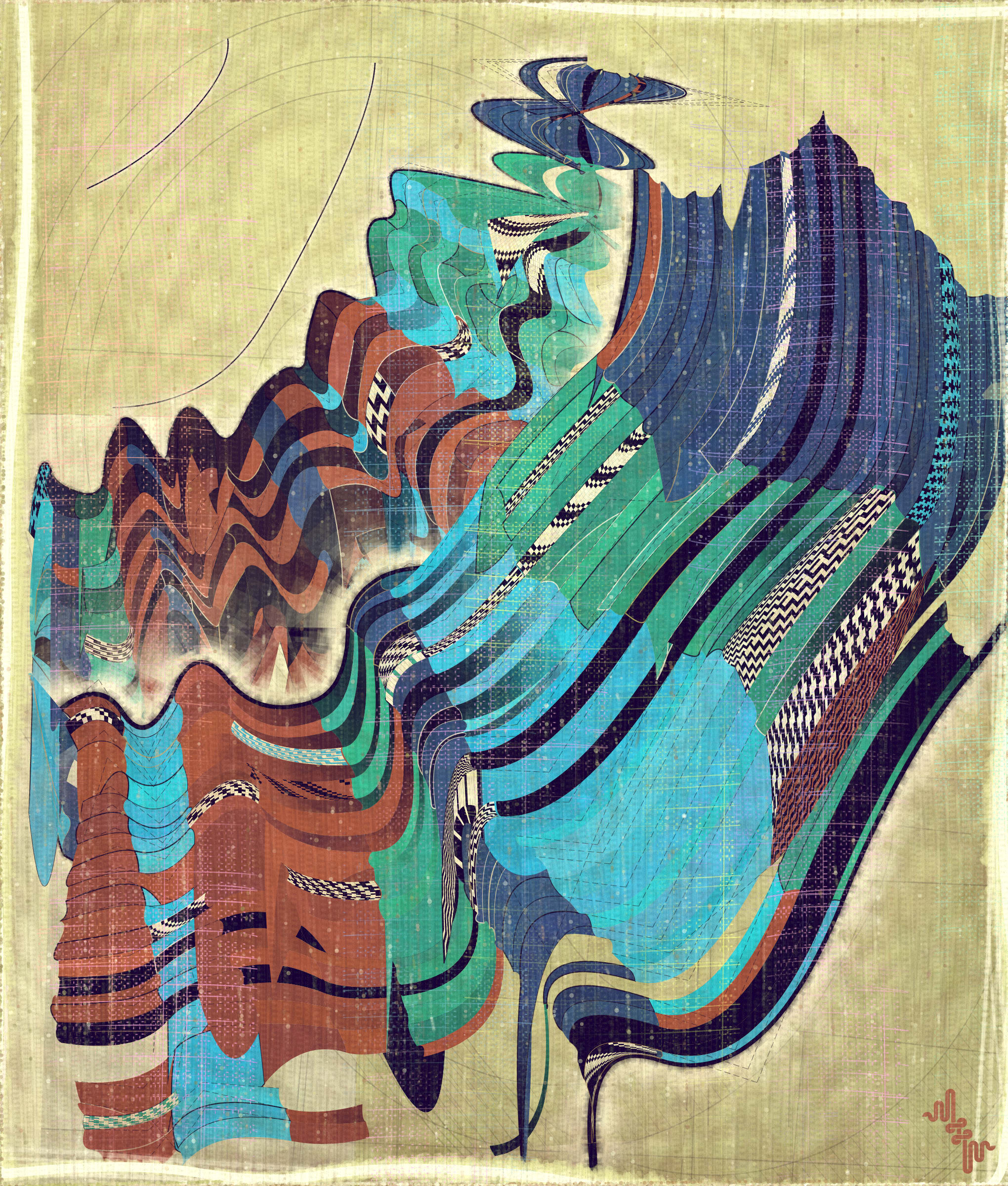 Amplitudes of Canvas #1000544