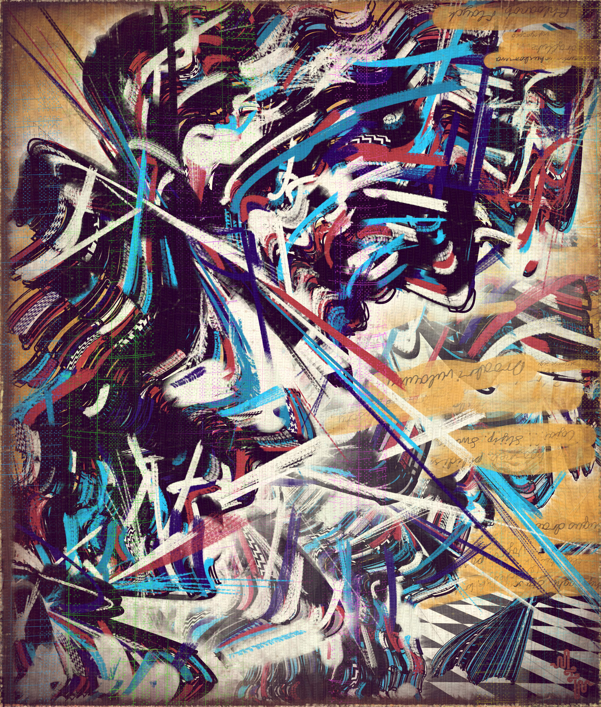 Amplitudes of Canvas #1000545