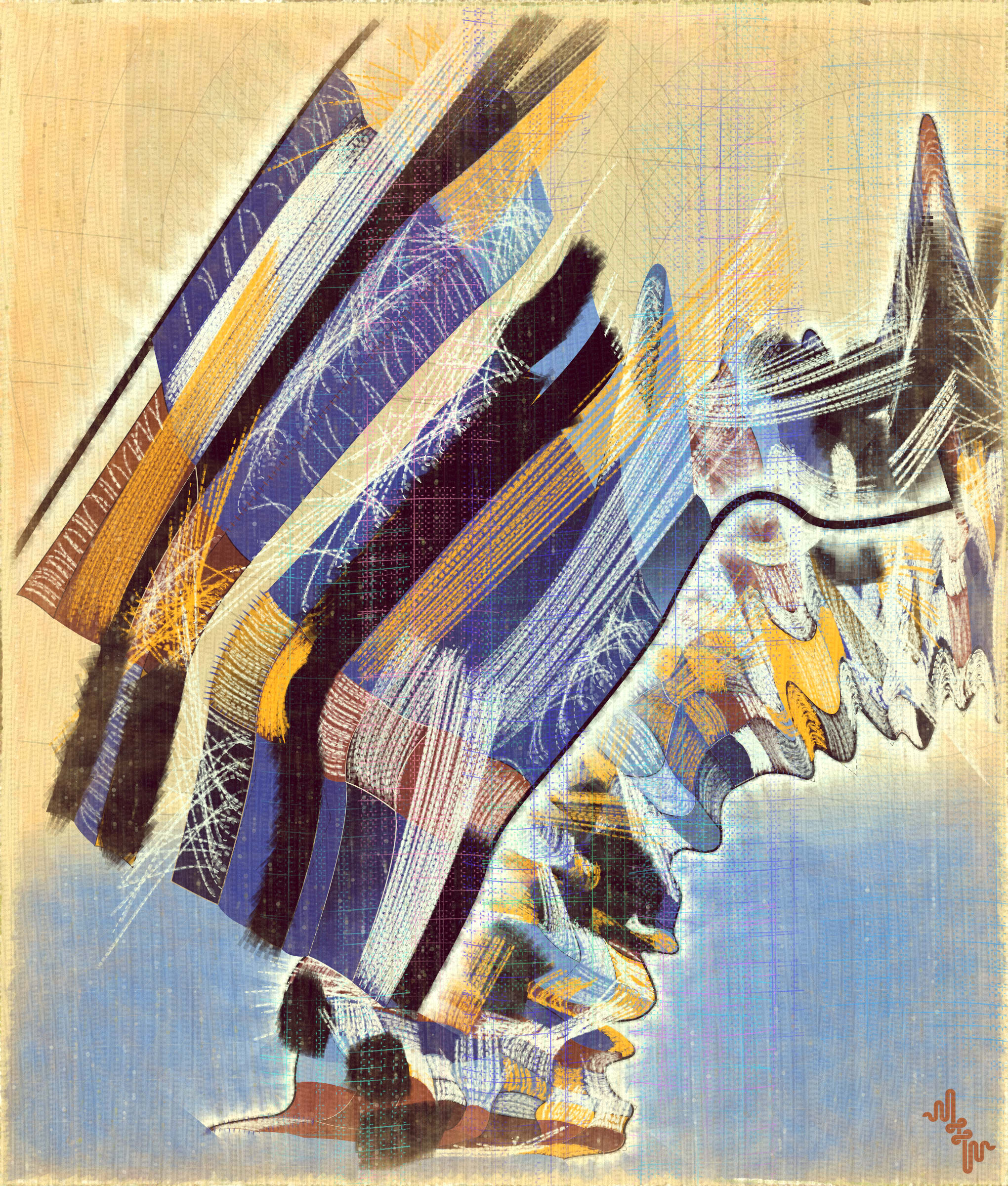 Amplitudes of Canvas #1000548