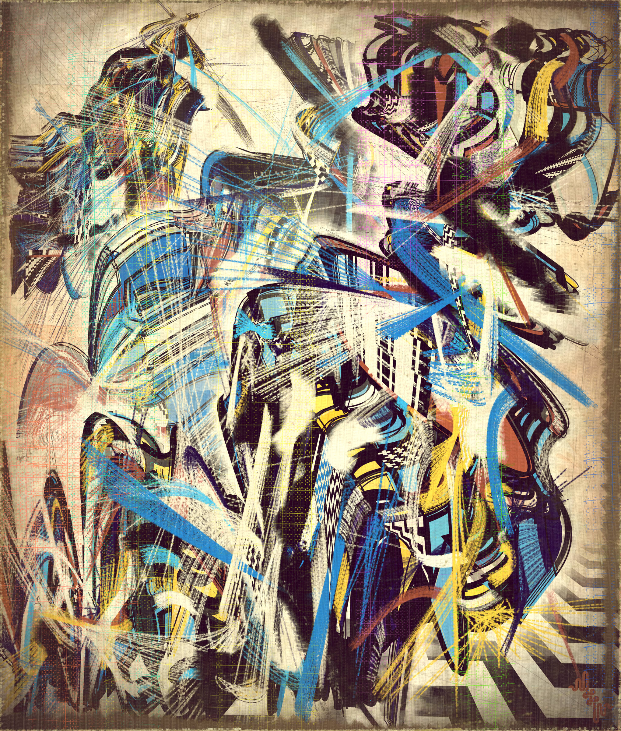 Amplitudes of Canvas #1000549