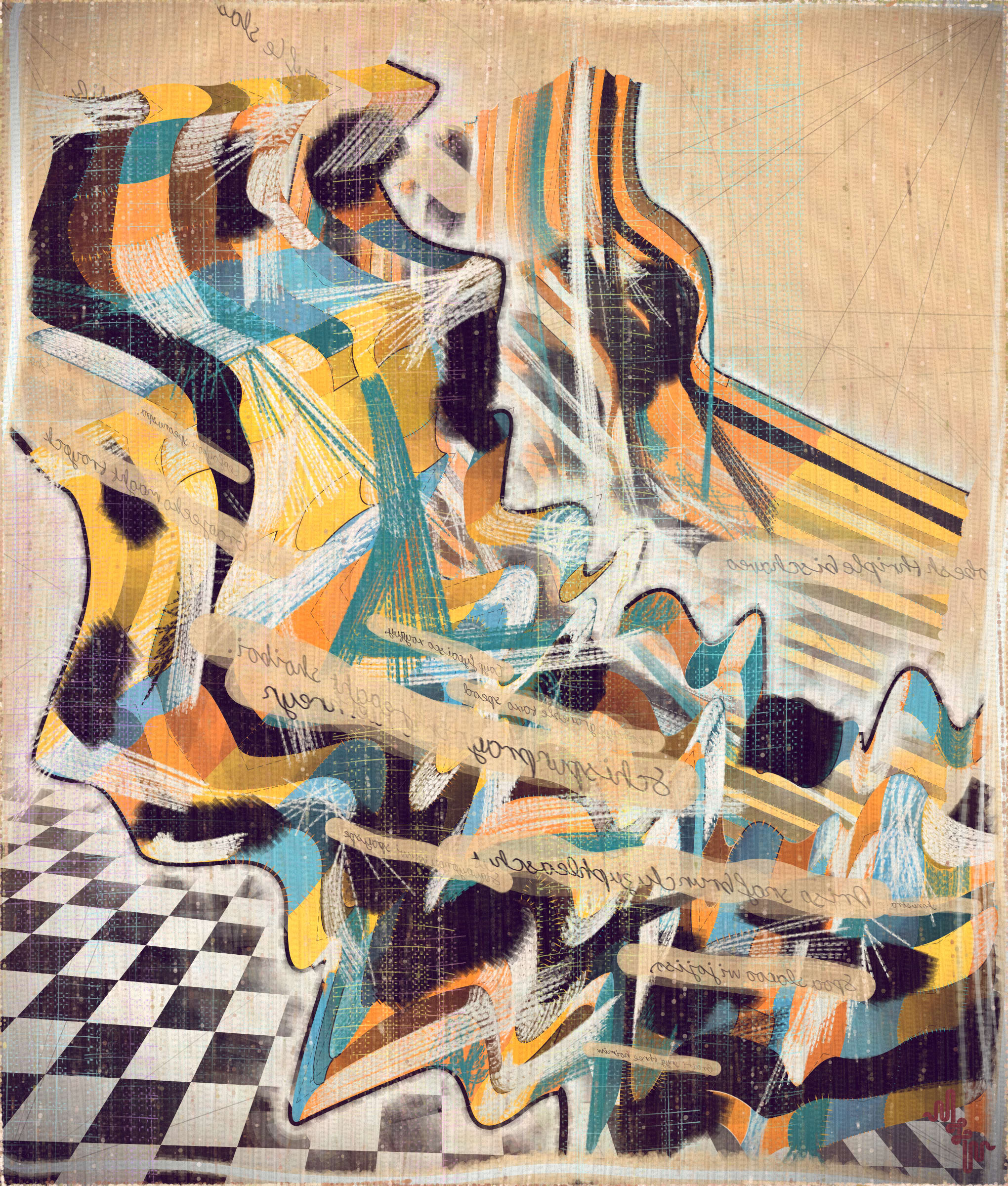 Amplitudes of Canvas #1000550