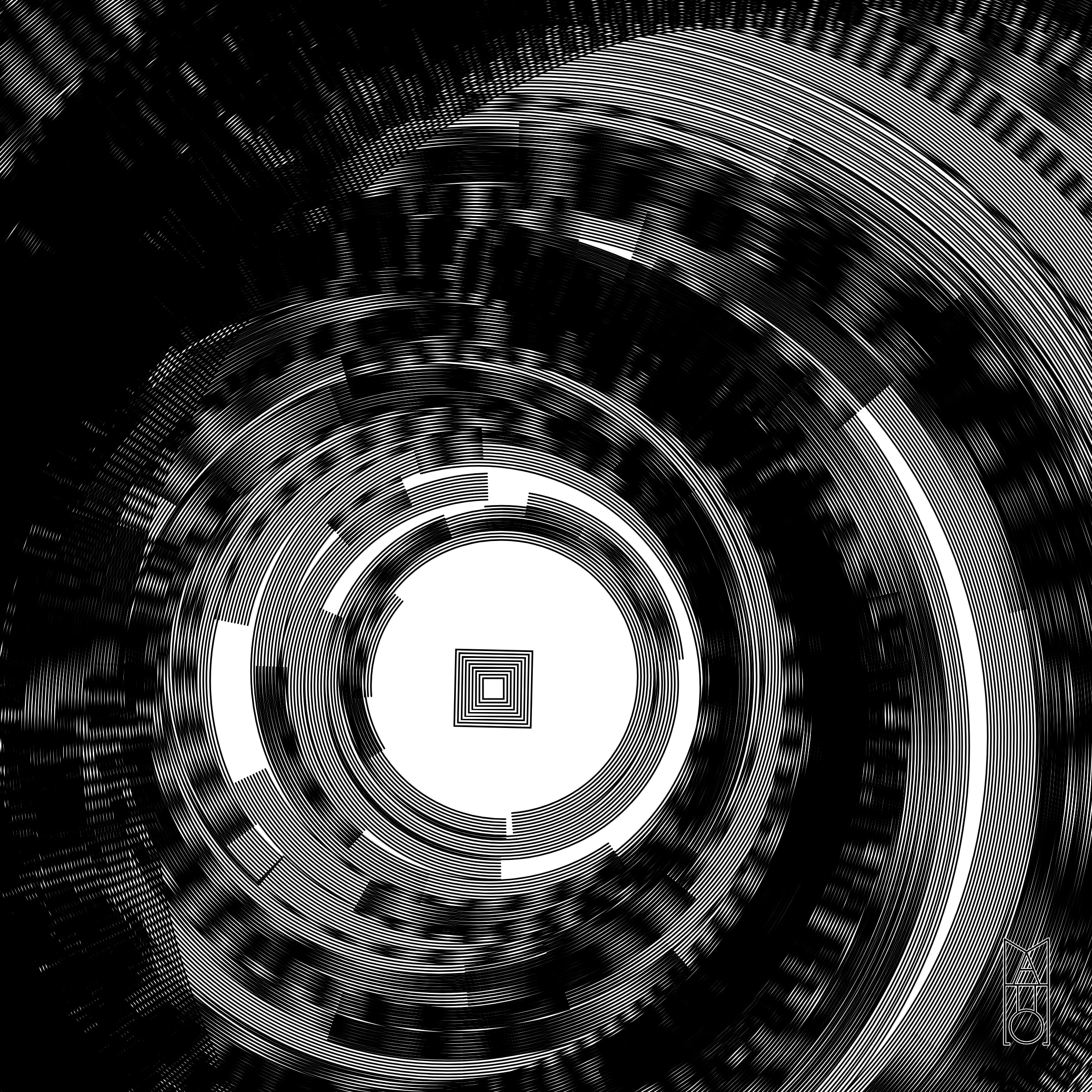At the Still Point of the Turning World: Algorithmic Self Portrait, 2025 #1000002