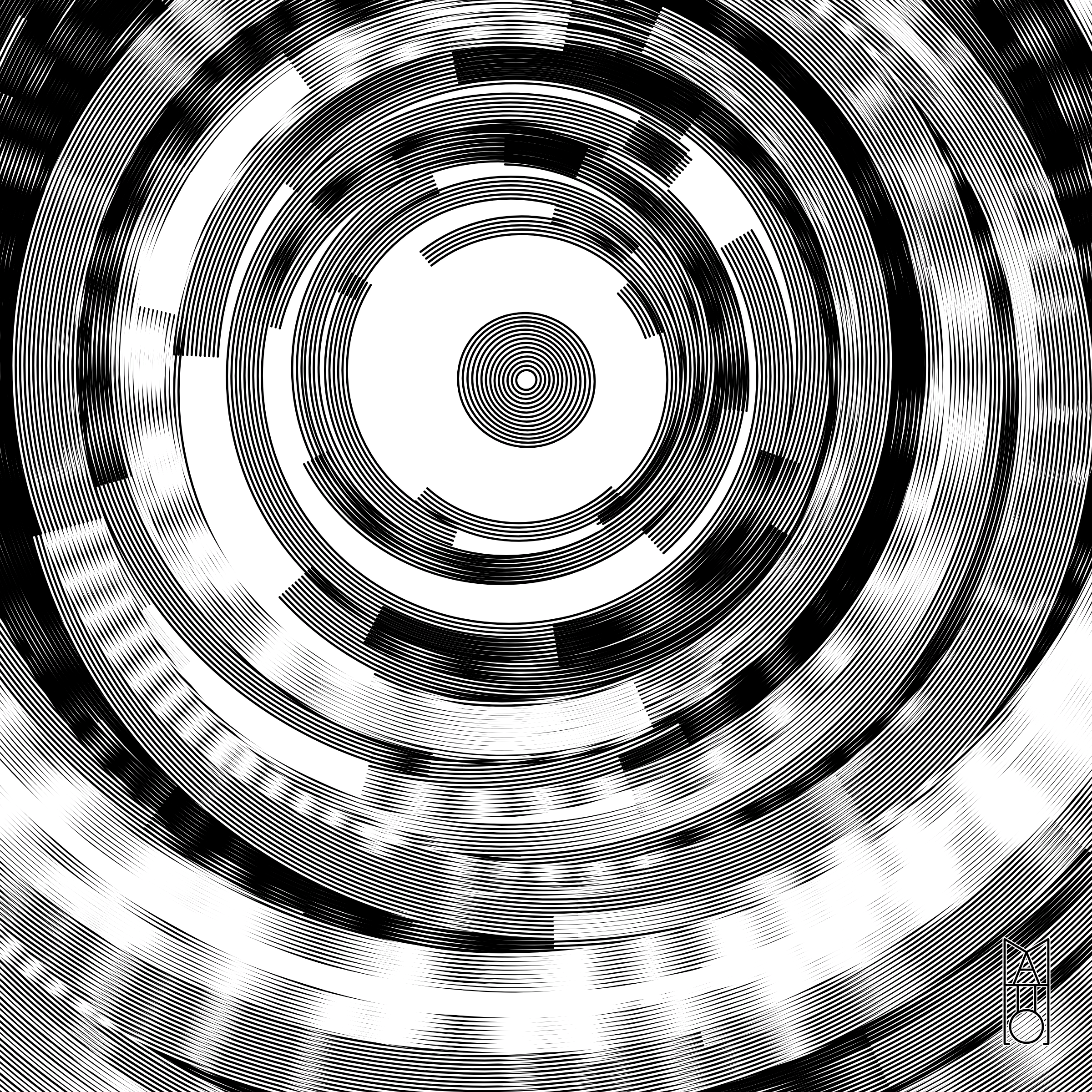 At the Still Point of the Turning World: Algorithmic Self Portrait, 2025 #1000012