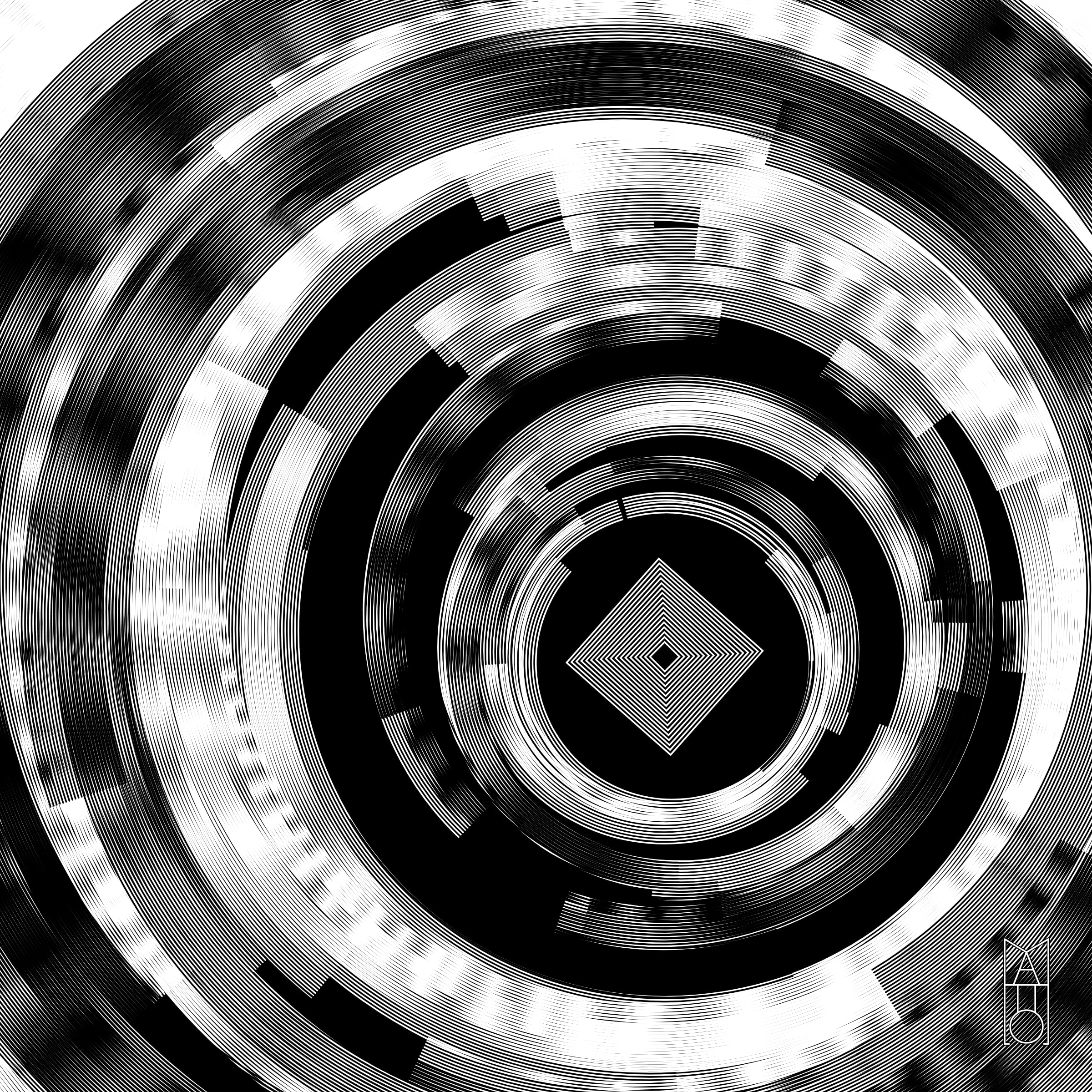 At the Still Point of the Turning World: Algorithmic Self Portrait, 2025 #1000014