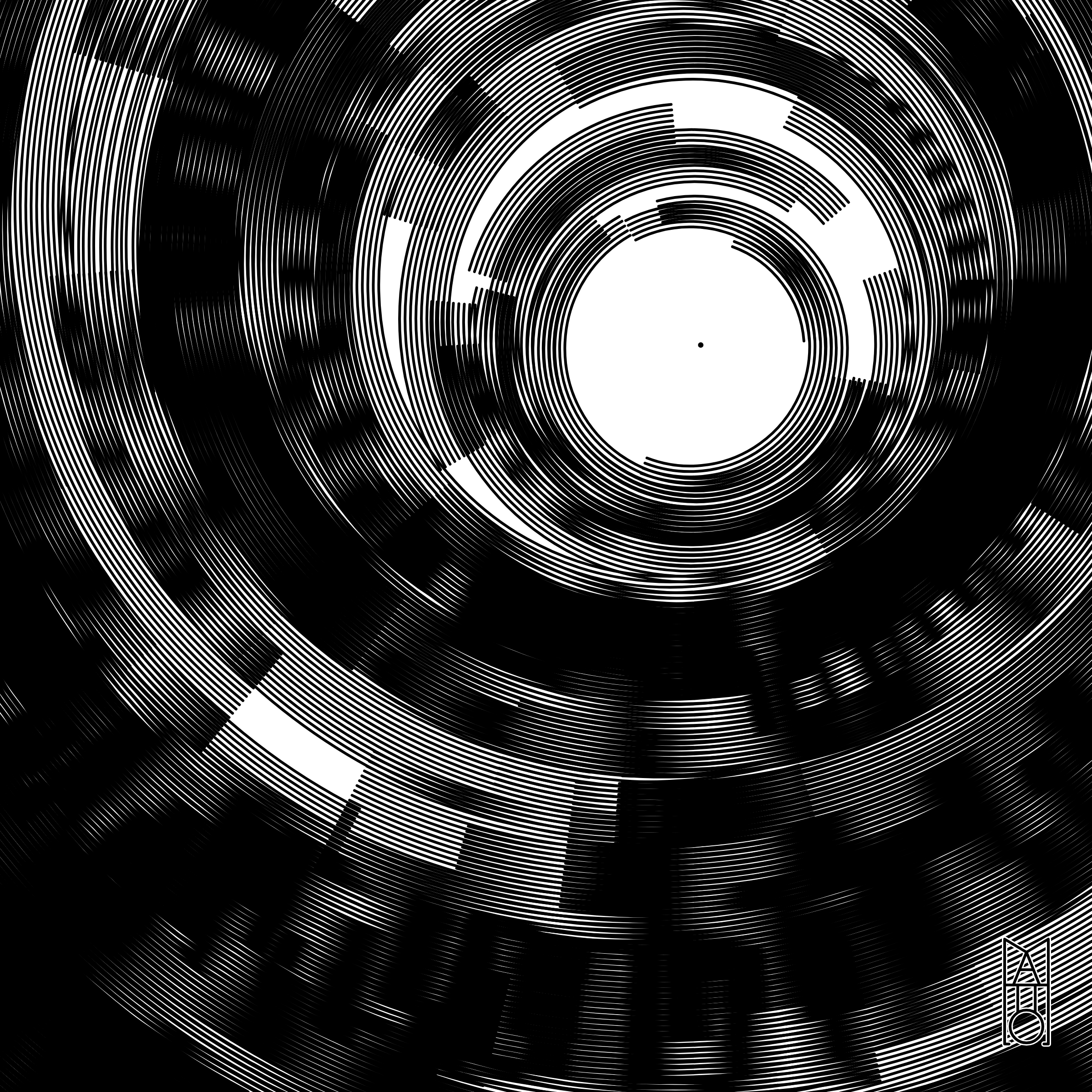 At the Still Point of the Turning World: Algorithmic Self Portrait, 2025 #1000021
