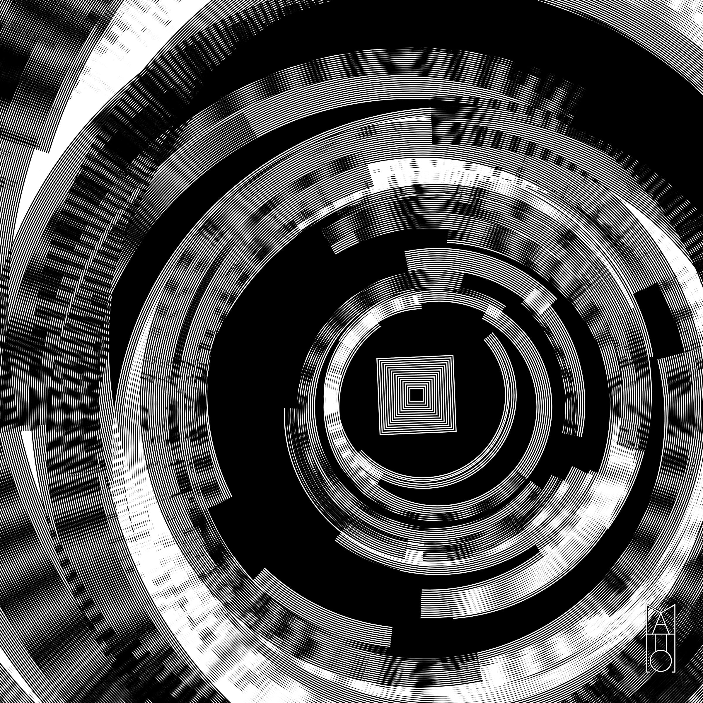 At the Still Point of the Turning World: Algorithmic Self Portrait, 2025 #1000023