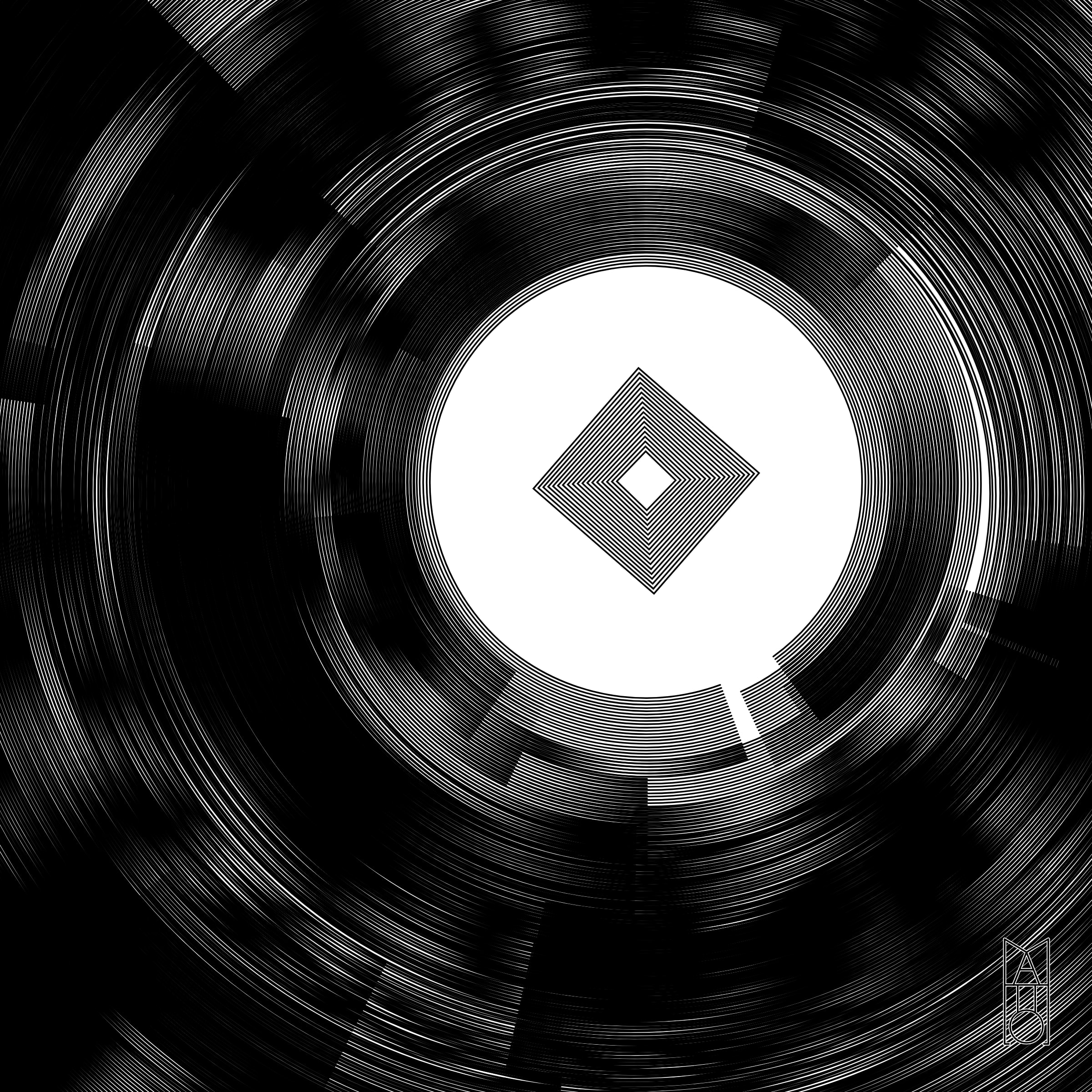 At the Still Point of the Turning World: Algorithmic Self Portrait, 2025 #1000033