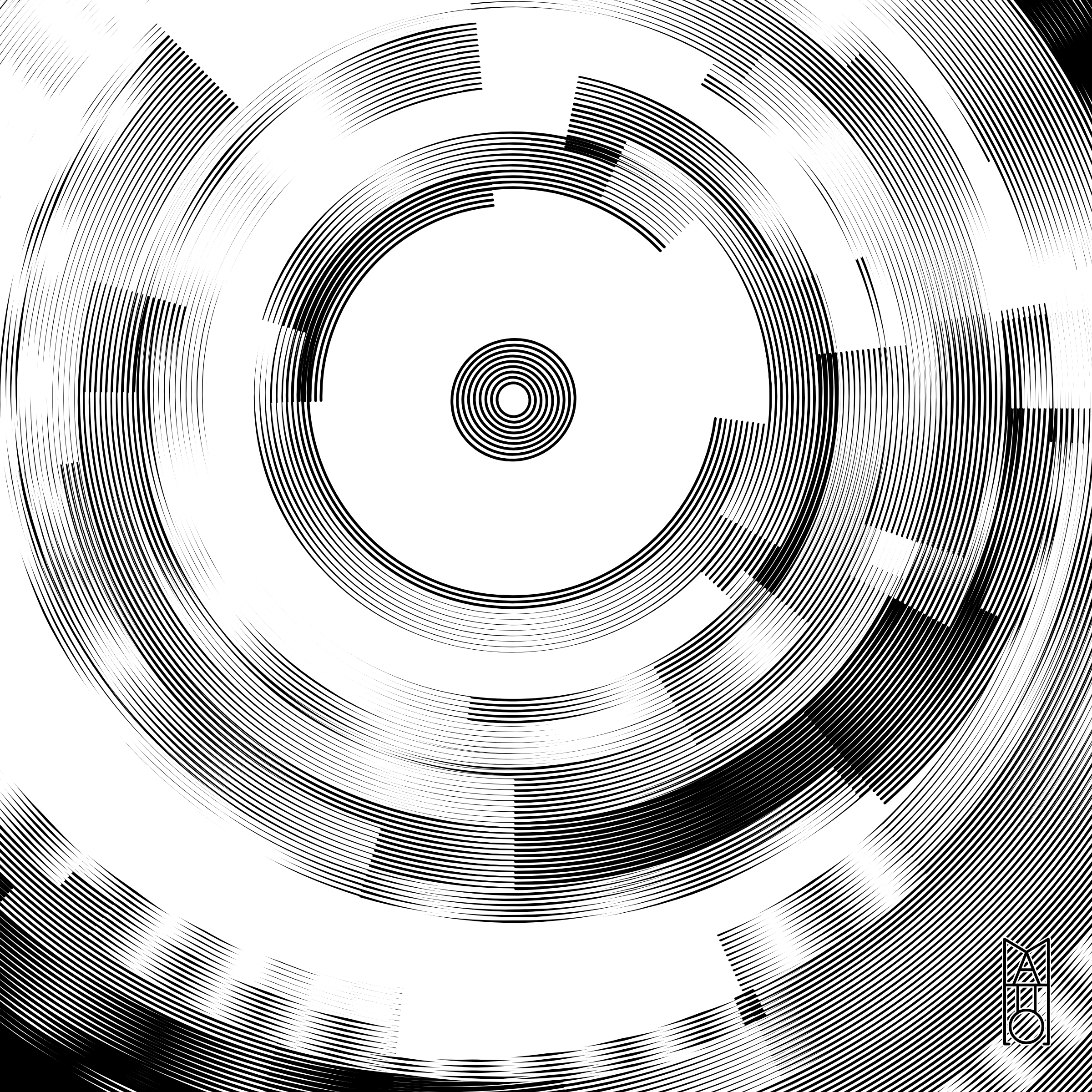 At the Still Point of the Turning World: Algorithmic Self Portrait, 2025 #1000035