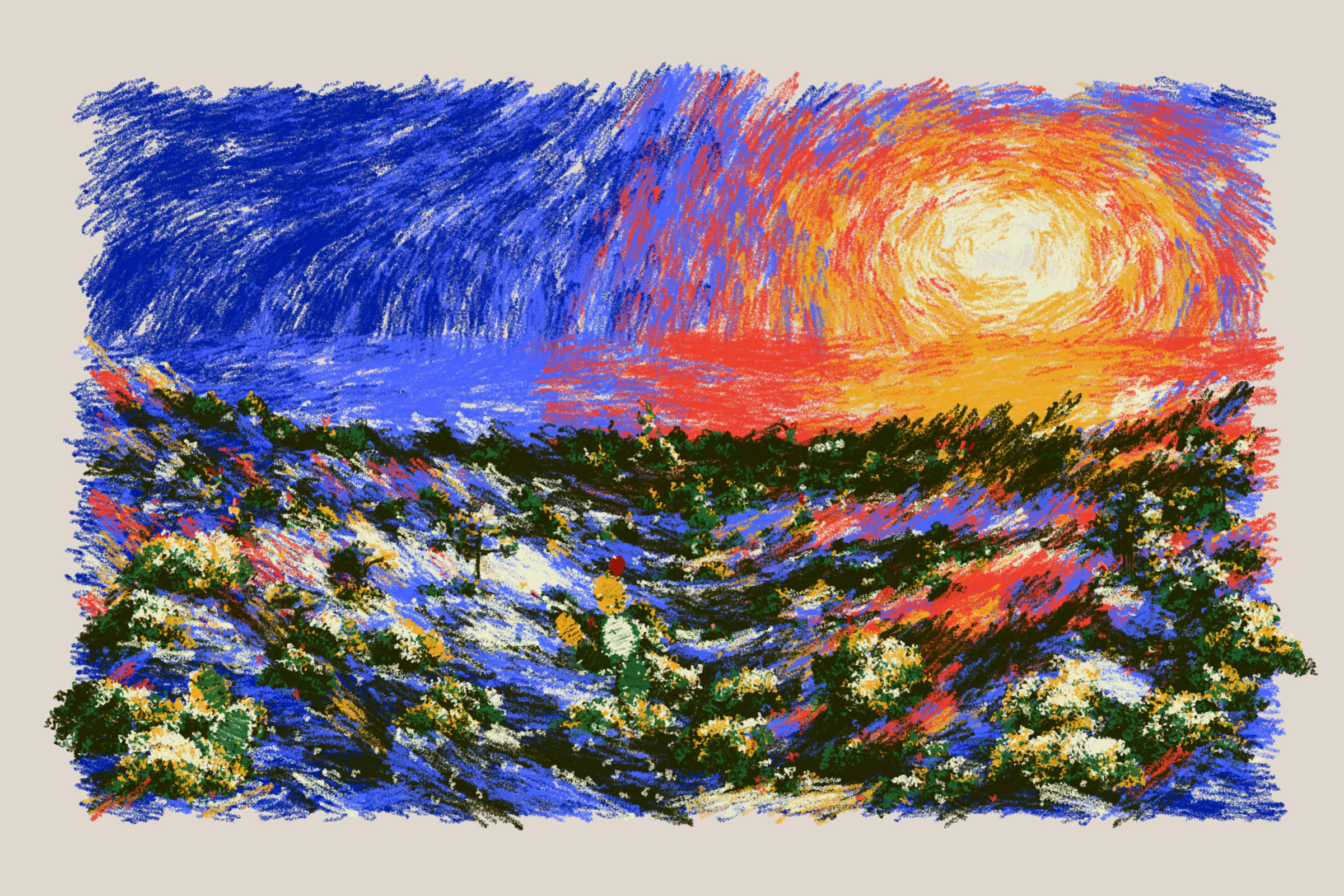 Featured token for: Sunset from the Bluffs