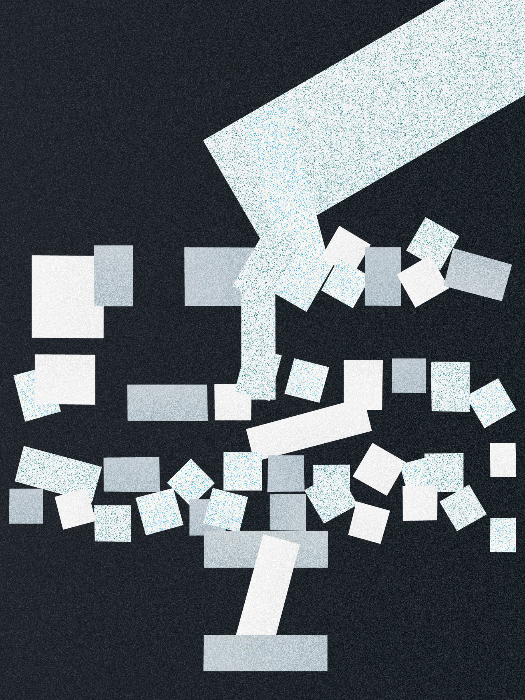 a temporary arrangement of material #77000024