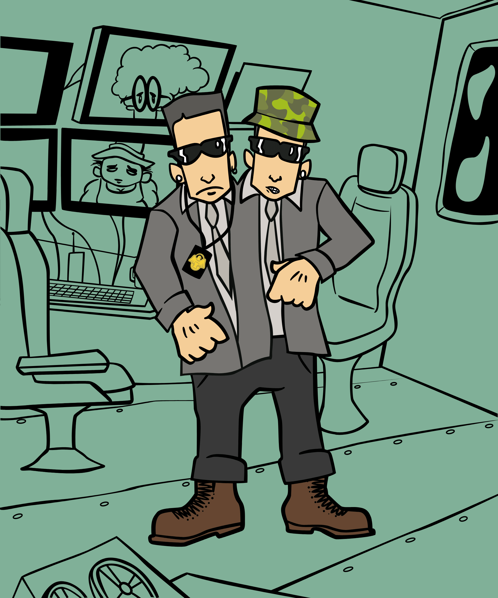 Agents Brown and Knows