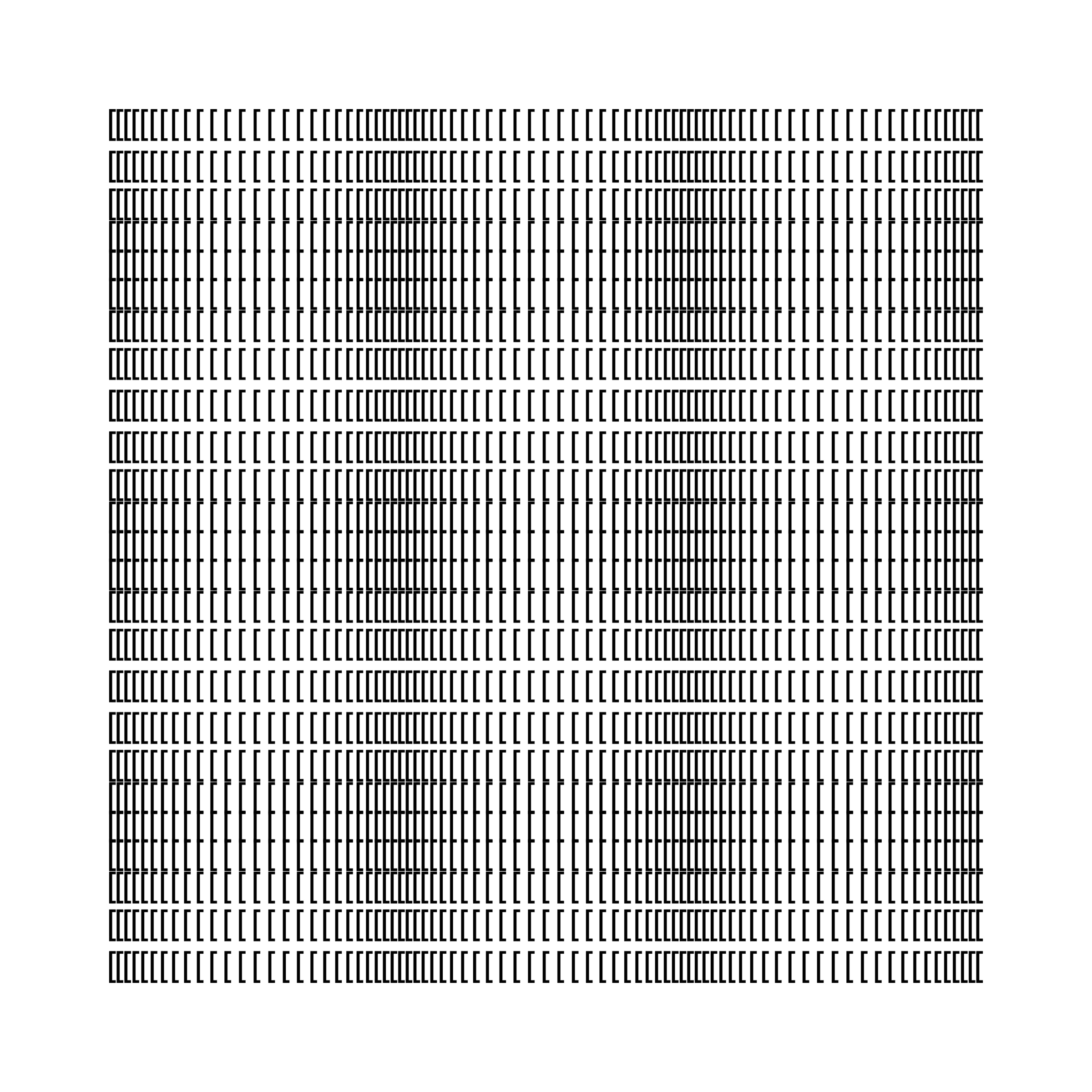 Artwork by Tara Donovan: QWERTY