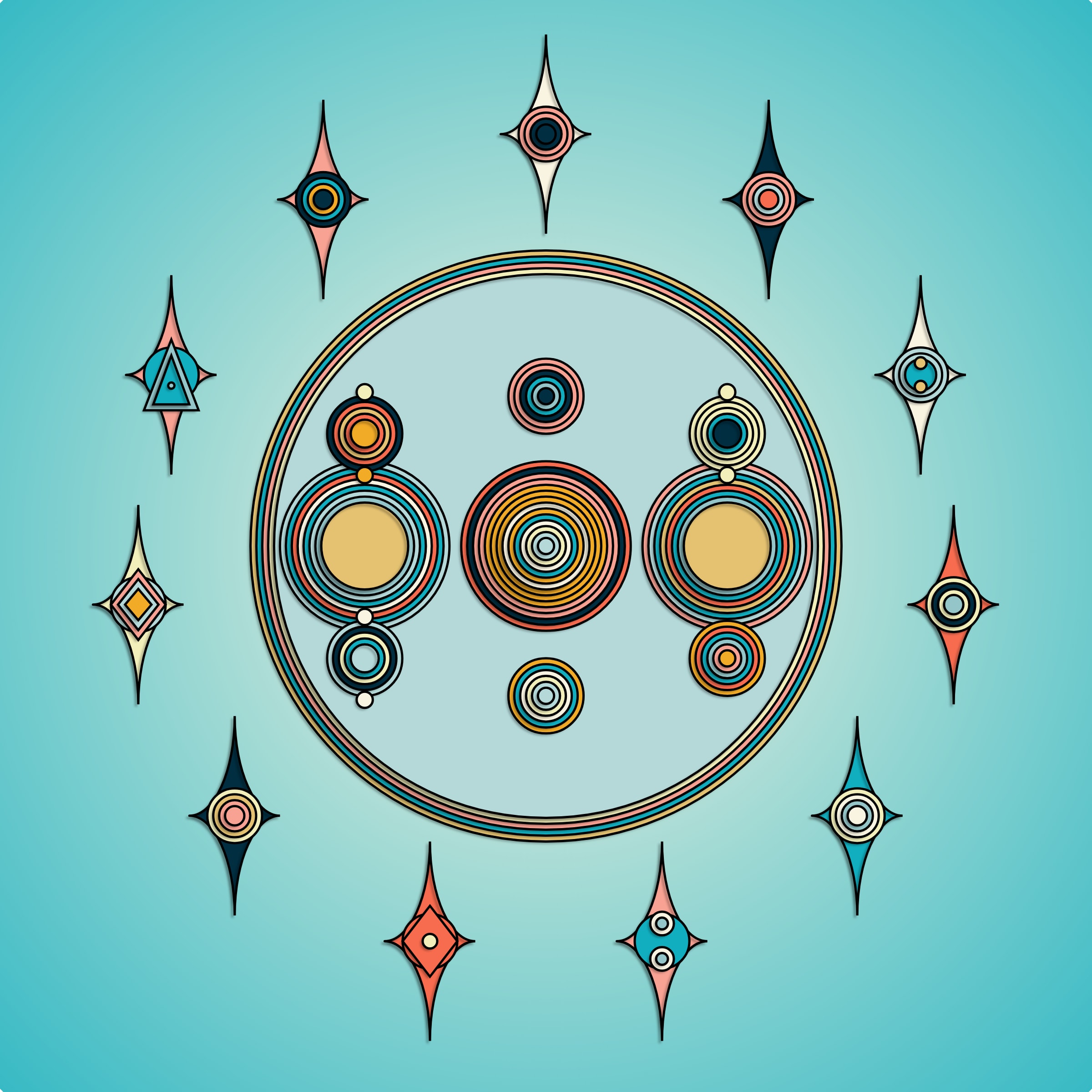 Featured token for: Eccentrics 2: Orbits
